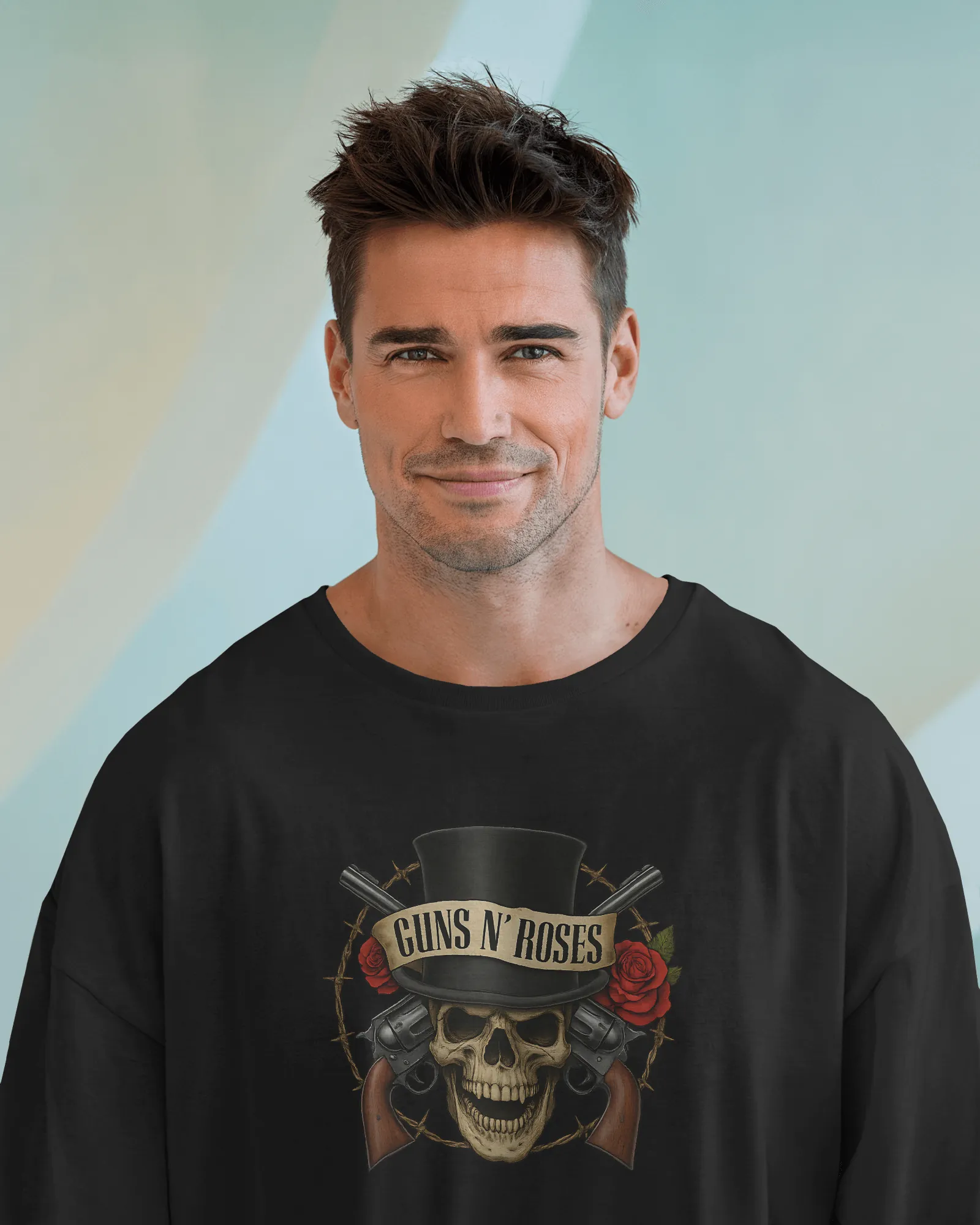 ["Premium Guns N' Roses Skull Oversized T-shirt | Limited Edition by YORD (T-Shirts) - photo 1 of 8", "Premium Guns N' Roses Skull Oversized T-shirt | Limited Edition by YORD (T-Shirts) - photo 2 of 8", "Premium Guns N' Roses Skull Oversized T-shirt | Limited Edition by YORD (T-Shirts) - photo 3 of 8", "Premium Guns N' Roses Skull Oversized T-shirt | Limited Edition by YORD (T-Shirts) - photo 4 of 8", "Premium Guns N' Roses Skull Oversized T-shirt | Limited Edition by YORD (T-Shirts) - photo 5 of 8", "Premi