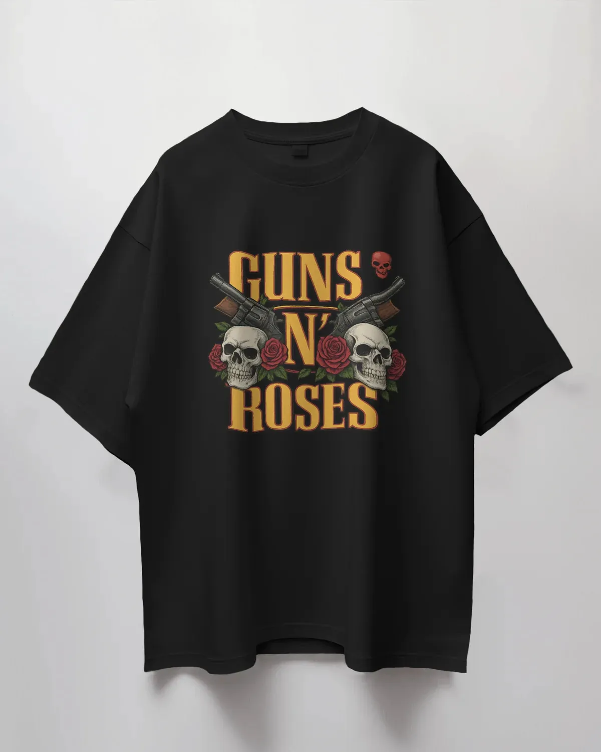 ["Premium Guns N' Roses Skull & Rose Oversized T-shirt by YORD (T-Shirts) - photo 1 of 8", "Premium Guns N' Roses Skull & Rose Oversized T-shirt by YORD (T-Shirts) - photo 2 of 8", "Premium Guns N' Roses Skull & Rose Oversized T-shirt by YORD (T-Shirts) - photo 3 of 8", "Premium Guns N' Roses Skull & Rose Oversized T-shirt by YORD (T-Shirts) - photo 4 of 8", "Premium Guns N' Roses Skull & Rose Oversized T-shirt by YORD (T-Shirts) - photo 5 of 8", "Premium Guns N' Roses Skull & Rose Oversized T-shirt by YORD