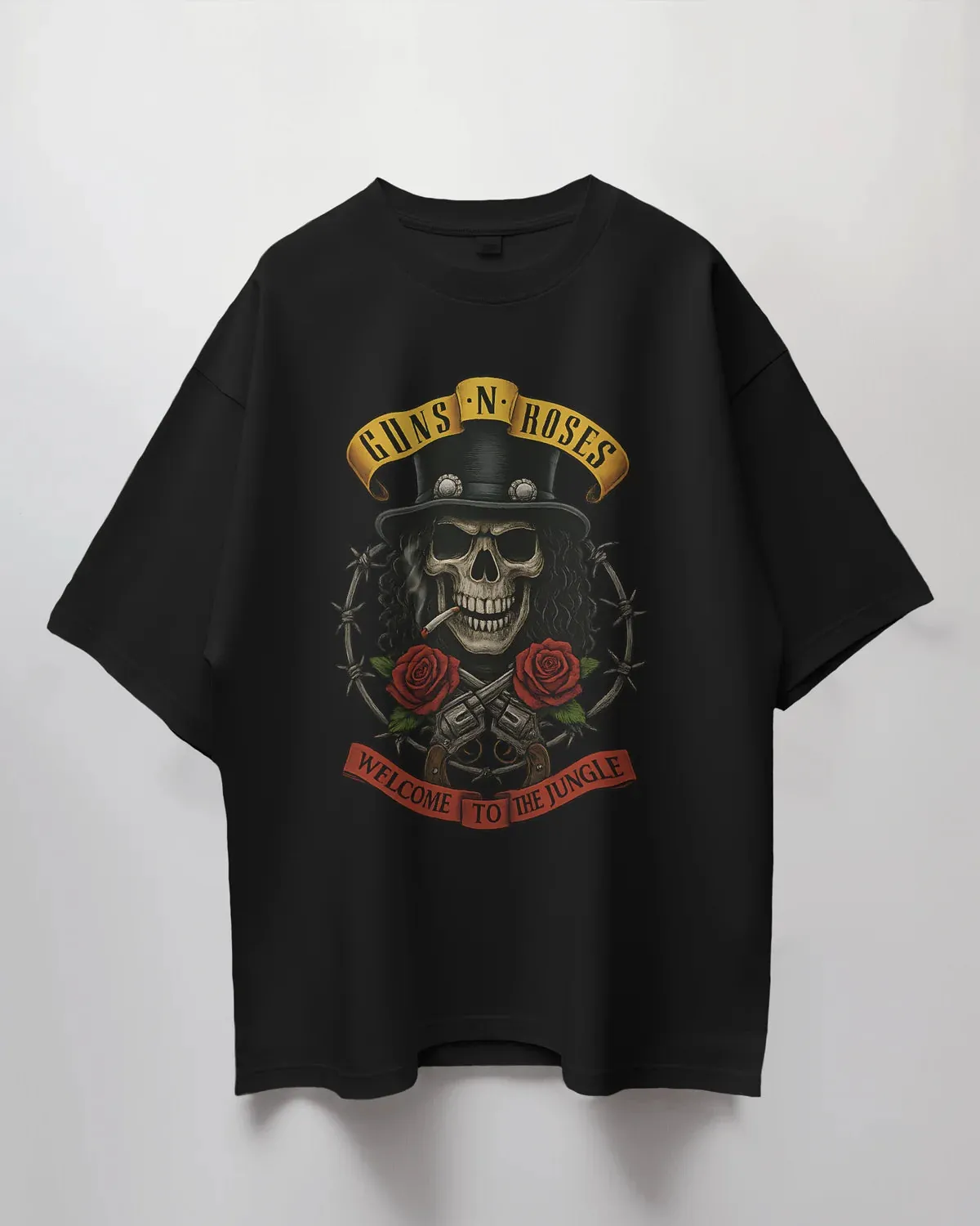 Premium Guns N' Roses 'Welcome to the Jungle' Oversized T-shirt