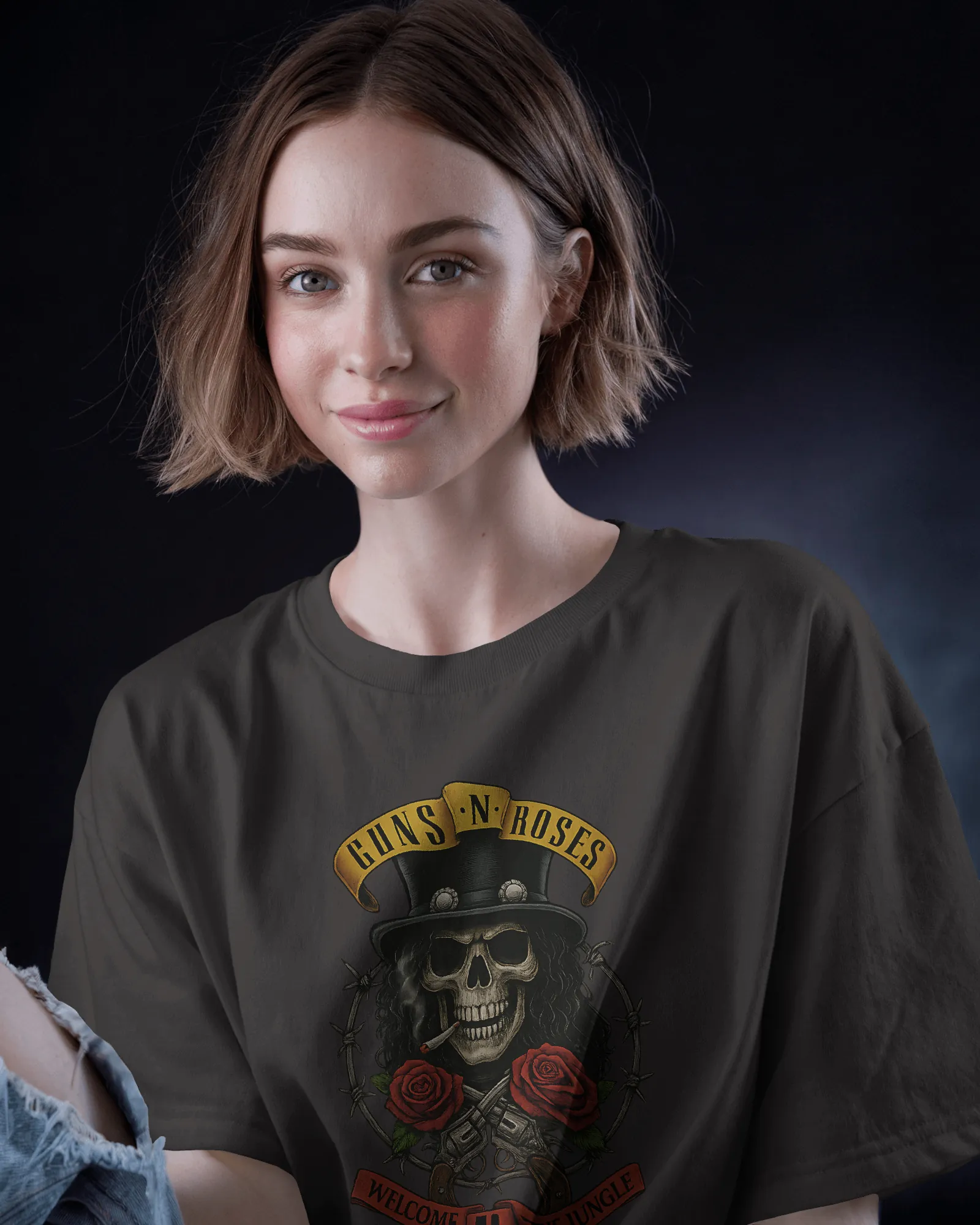 ["Premium Guns N' Roses 'Welcome to the Jungle' Oversized T-shirt by YORD (T-Shirts) - photo 1 of 8", "Premium Guns N' Roses 'Welcome to the Jungle' Oversized T-shirt by YORD (T-Shirts) - photo 2 of 8", "Premium Guns N' Roses 'Welcome to the Jungle' Oversized T-shirt by YORD (T-Shirts) - photo 3 of 8", "Premium Guns N' Roses 'Welcome to the Jungle' Oversized T-shirt by YORD (T-Shirts) - photo 4 of 8", "Premium Guns N' Roses 'Welcome to the Jungle' Oversized T-shirt by YORD (T-Shirts) - photo 5 of 8", "Premi