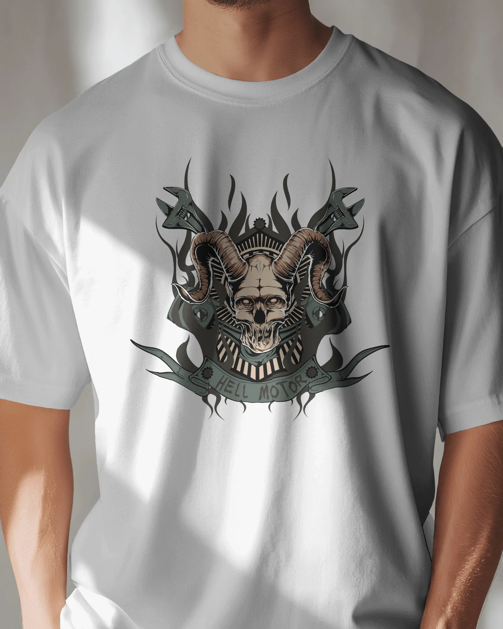 ['Premium Hell Motors Skull Ram Horns Gothic T-shirt by YORD (T-Shirts) - photo 1 of 7', 'Premium Hell Motors Skull Ram Horns Gothic T-shirt by YORD (T-Shirts) - photo 2 of 7', 'Premium Hell Motors Skull Ram Horns Gothic T-shirt by YORD (T-Shirts) - photo 3 of 7', 'Premium Hell Motors Skull Ram Horns Gothic T-shirt by YORD (T-Shirts) - photo 4 of 7', 'Premium Hell Motors Skull Ram Horns Gothic T-shirt by YORD (T-Shirts) - photo 5 of 7', 'Premium Hell Motors Skull Ram Horns Gothic T-shirt by YORD (T-Shirts) 