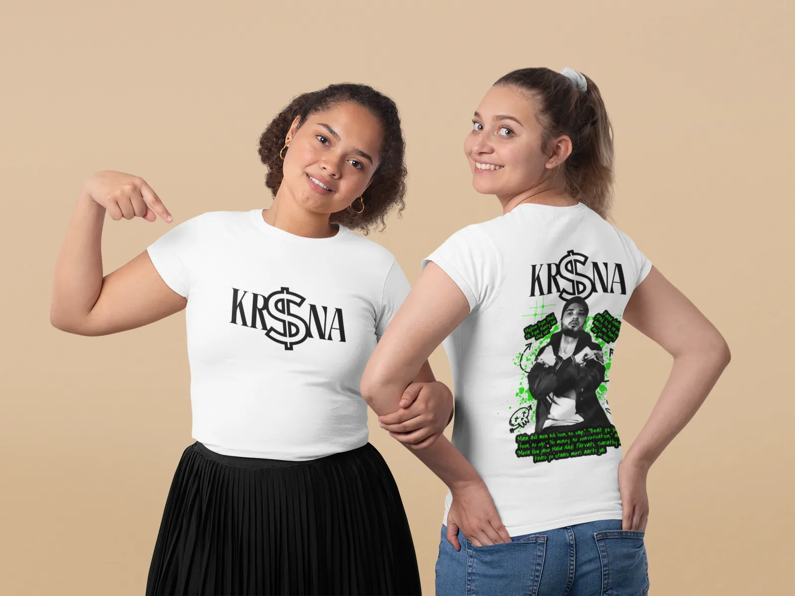 ['Premium KRSNA Graphic Typography Regular Fit T-shirt by YORD (T-Shirts) - photo 1 of 6', 'Premium KRSNA Graphic Typography Regular Fit T-shirt by YORD (T-Shirts) - photo 2 of 6', 'Premium KRSNA Graphic Typography Regular Fit T-shirt by YORD (T-Shirts) - photo 3 of 6', 'Premium KRSNA Graphic Typography Regular Fit T-shirt by YORD (T-Shirts) - photo 4 of 6', 'Premium KRSNA Graphic Typography Regular Fit T-shirt by YORD (T-Shirts) - photo 5 of 6', 'Premium KRSNA Graphic Typography Regular Fit T-shirt by YORD
