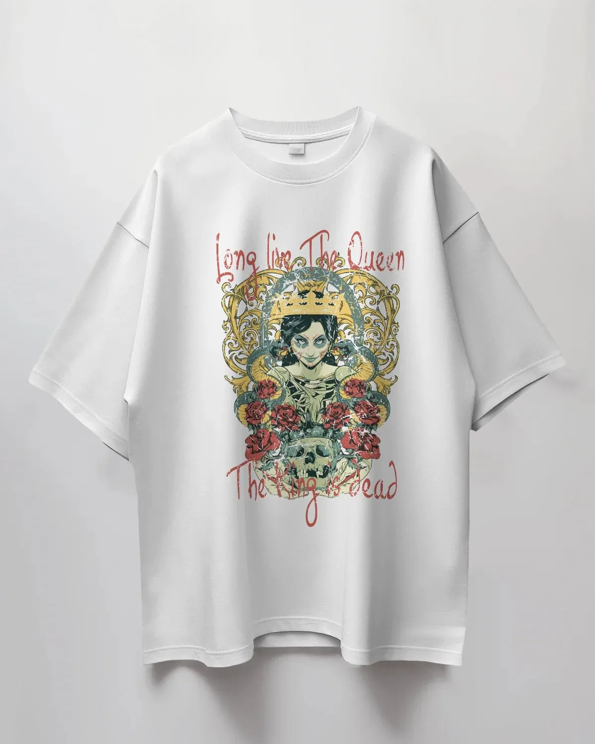 ["Premium 'Long Live The Queen' Gothic Art Oversized T-shirt by YORD (T-Shirts) - photo 1 of 10", "Premium 'Long Live The Queen' Gothic Art Oversized T-shirt by YORD (T-Shirts) - photo 2 of 10", "Premium 'Long Live The Queen' Gothic Art Oversized T-shirt by YORD (T-Shirts) - photo 3 of 10", "Premium 'Long Live The Queen' Gothic Art Oversized T-shirt by YORD (T-Shirts) - photo 4 of 10", "Premium 'Long Live The Queen' Gothic Art Oversized T-shirt by YORD (T-Shirts) - photo 5 of 10", "Premium 'Long Live The Qu