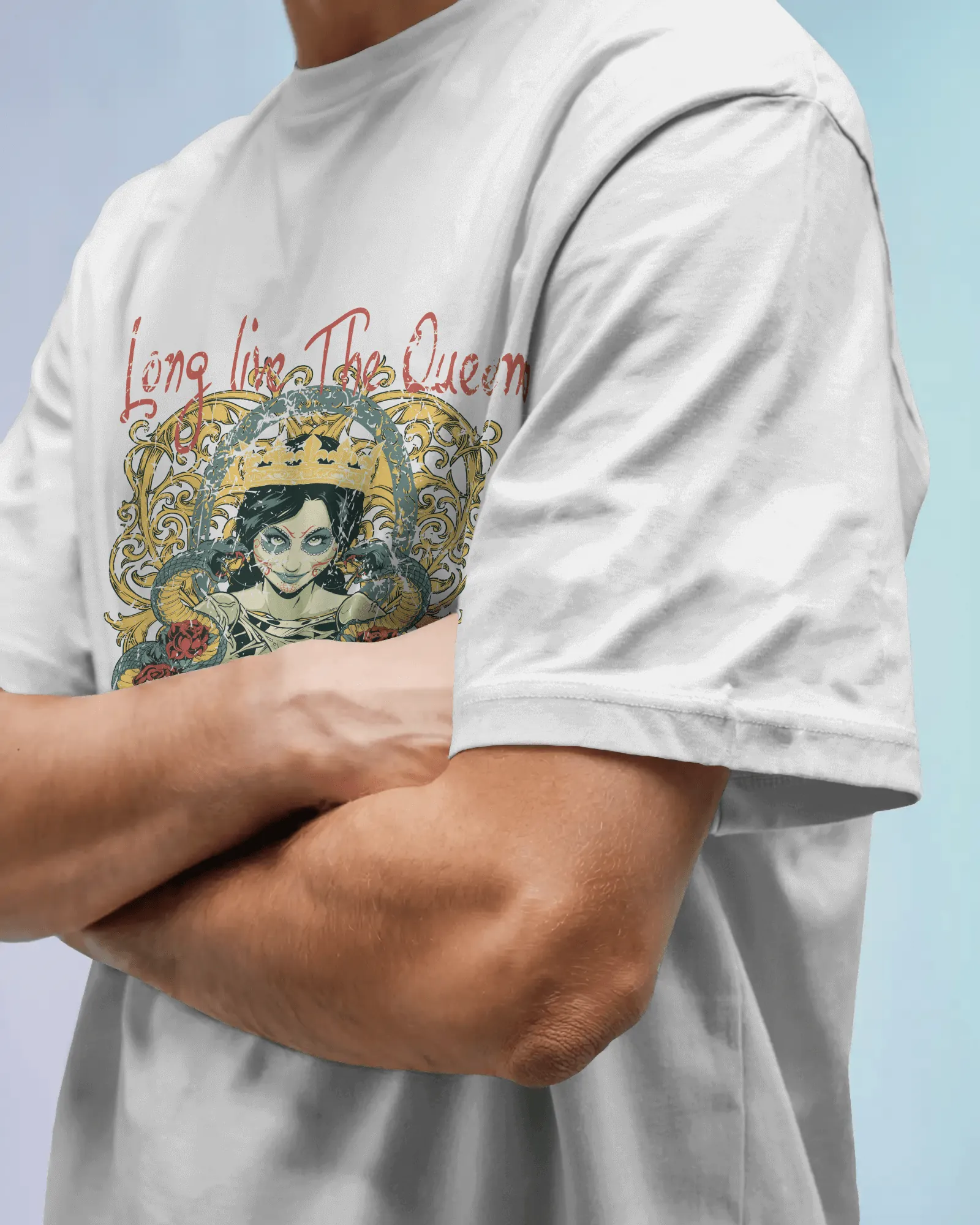 ["Premium 'Long Live The Queen' Gothic Art Oversized T-shirt by YORD (T-Shirts) - photo 1 of 10", "Premium 'Long Live The Queen' Gothic Art Oversized T-shirt by YORD (T-Shirts) - photo 2 of 10", "Premium 'Long Live The Queen' Gothic Art Oversized T-shirt by YORD (T-Shirts) - photo 3 of 10", "Premium 'Long Live The Queen' Gothic Art Oversized T-shirt by YORD (T-Shirts) - photo 4 of 10", "Premium 'Long Live The Queen' Gothic Art Oversized T-shirt by YORD (T-Shirts) - photo 5 of 10", "Premium 'Long Live The Qu