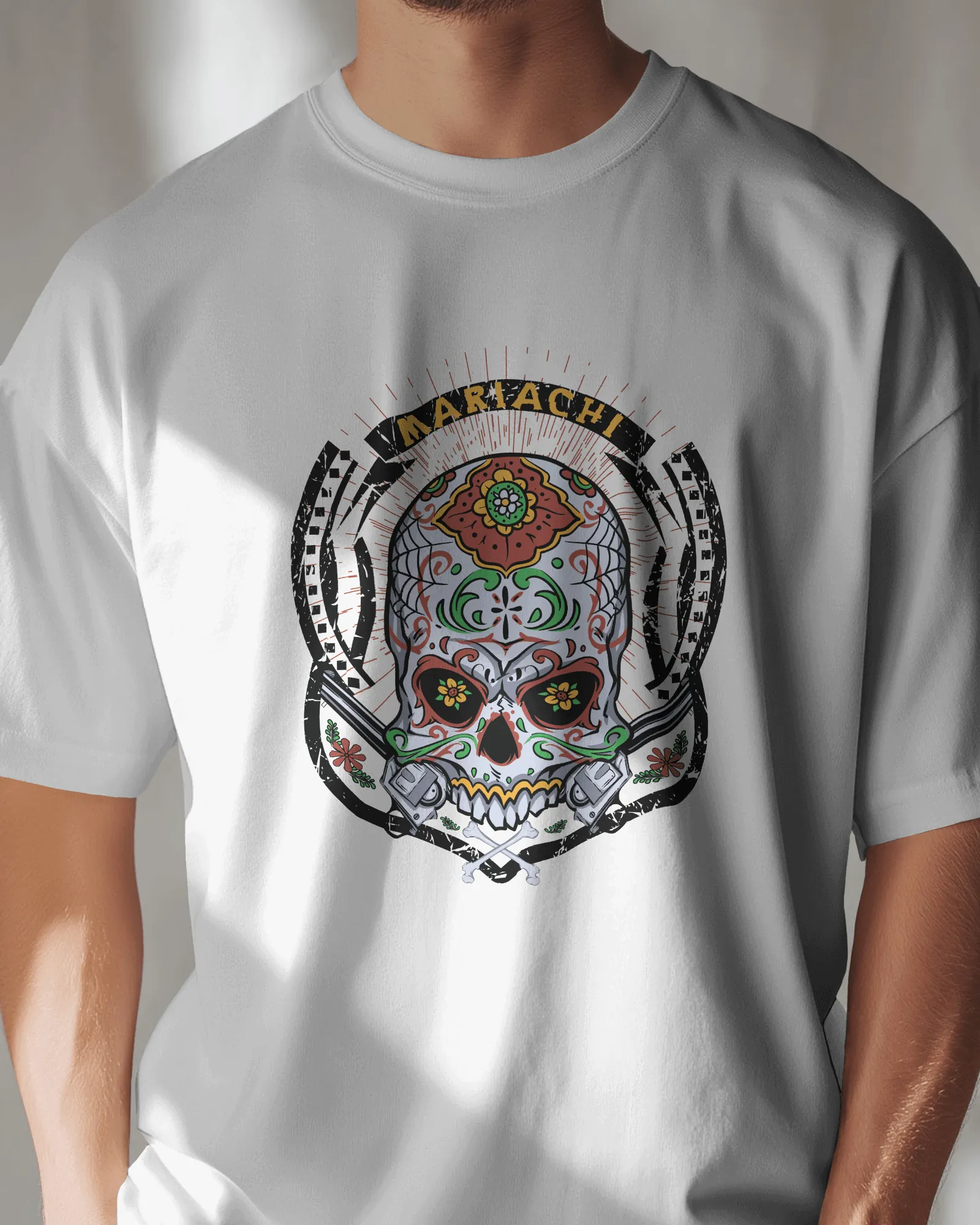 ['Premium Mariachi Sugar Skull Limited Edition T-shirt by YORD (T-Shirts) - photo 1 of 7', 'Premium Mariachi Sugar Skull Limited Edition T-shirt by YORD (T-Shirts) - photo 2 of 7', 'Premium Mariachi Sugar Skull Limited Edition T-shirt by YORD (T-Shirts) - photo 3 of 7', 'Premium Mariachi Sugar Skull Limited Edition T-shirt by YORD (T-Shirts) - photo 4 of 7', 'Premium Mariachi Sugar Skull Limited Edition T-shirt by YORD (T-Shirts) - photo 5 of 7', 'Premium Mariachi Sugar Skull Limited Edition T-shirt by YORD