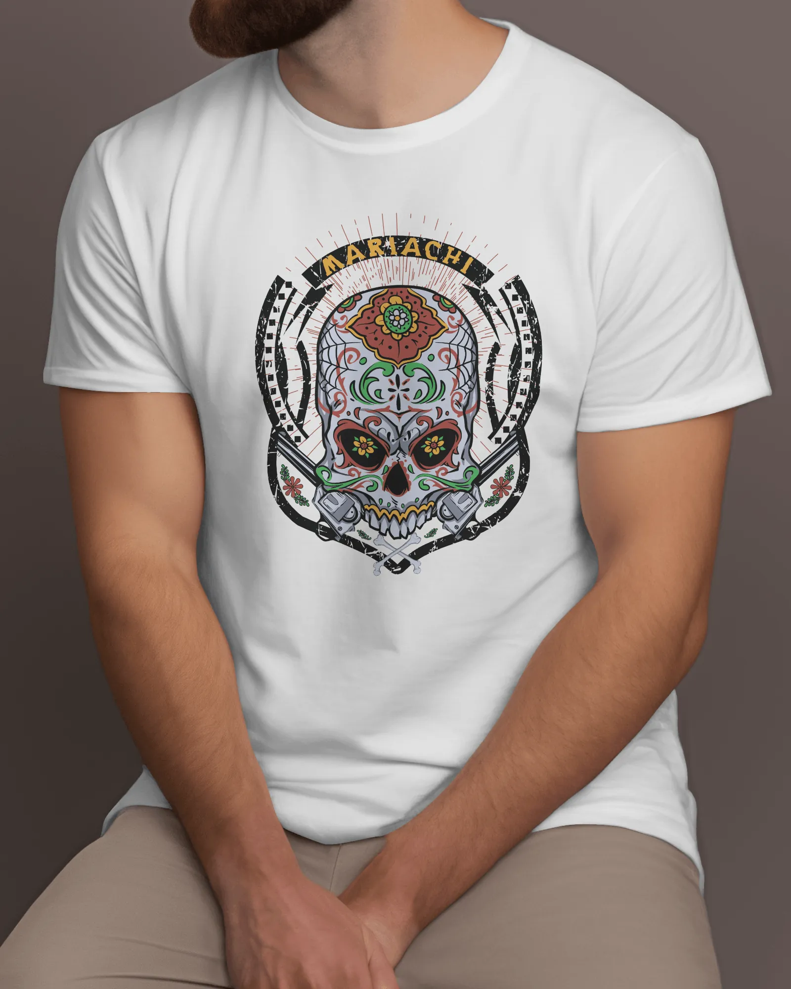 ['Premium Mariachi Sugar Skull Limited Edition T-shirt by YORD (T-Shirts) - photo 1 of 7', 'Premium Mariachi Sugar Skull Limited Edition T-shirt by YORD (T-Shirts) - photo 2 of 7', 'Premium Mariachi Sugar Skull Limited Edition T-shirt by YORD (T-Shirts) - photo 3 of 7', 'Premium Mariachi Sugar Skull Limited Edition T-shirt by YORD (T-Shirts) - photo 4 of 7', 'Premium Mariachi Sugar Skull Limited Edition T-shirt by YORD (T-Shirts) - photo 5 of 7', 'Premium Mariachi Sugar Skull Limited Edition T-shirt by YORD