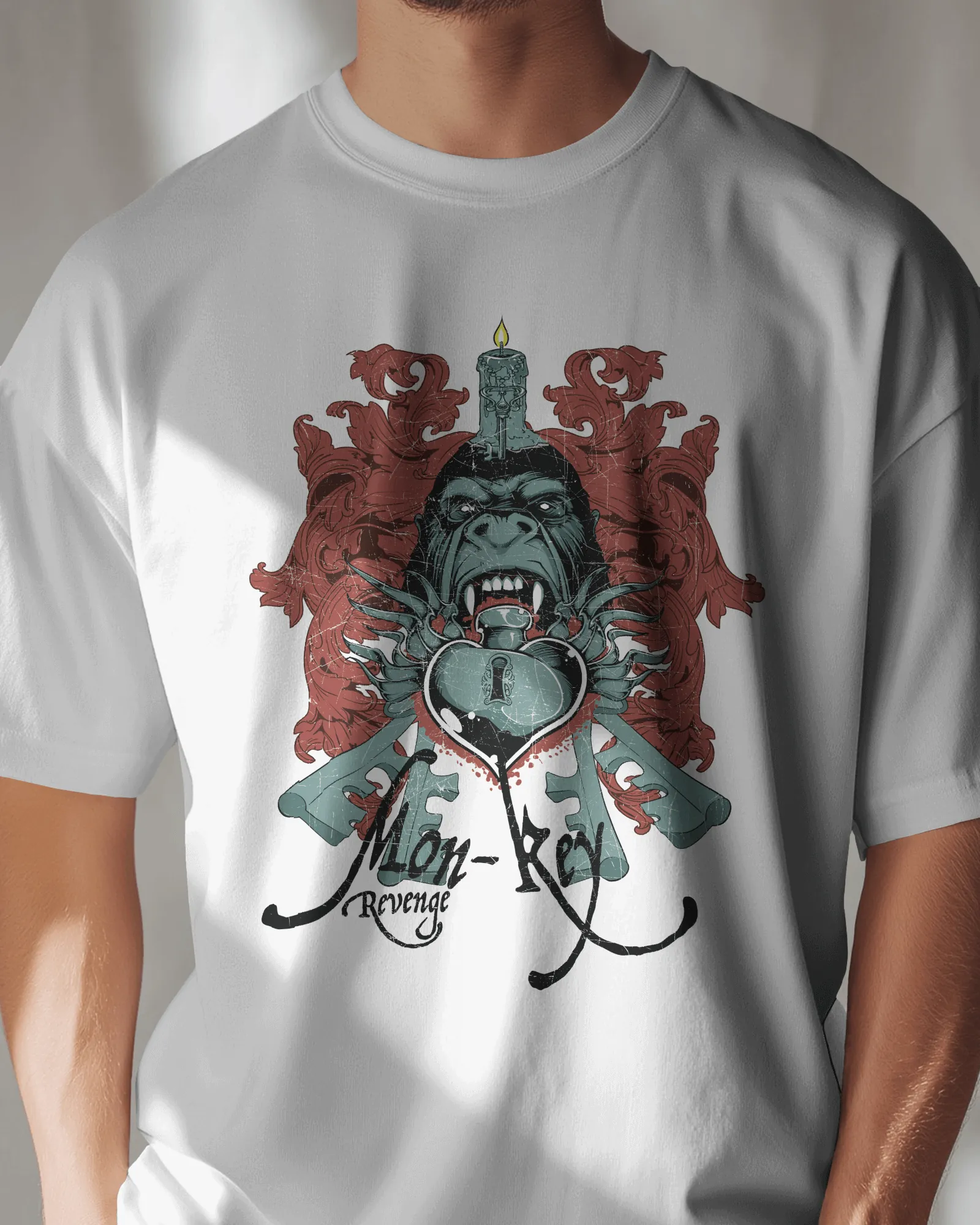 ['Premium Monkey Key Revenge Graphic White T-shirt by YORD (T-Shirts) - photo 1 of 7', 'Premium Monkey Key Revenge Graphic White T-shirt by YORD (T-Shirts) - photo 2 of 7', 'Premium Monkey Key Revenge Graphic White T-shirt by YORD (T-Shirts) - photo 3 of 7', 'Premium Monkey Key Revenge Graphic White T-shirt by YORD (T-Shirts) - photo 4 of 7', 'Premium Monkey Key Revenge Graphic White T-shirt by YORD (T-Shirts) - photo 5 of 7', 'Premium Monkey Key Revenge Graphic White T-shirt by YORD (T-Shirts) - photo 6 of