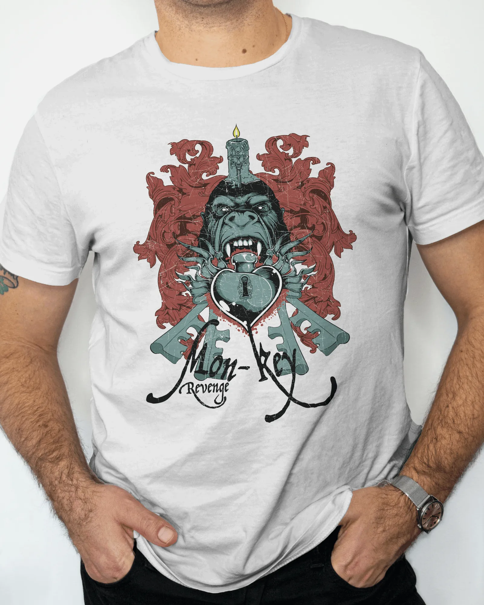 ['Premium Monkey Key Revenge Graphic White T-shirt by YORD (T-Shirts) - photo 1 of 7', 'Premium Monkey Key Revenge Graphic White T-shirt by YORD (T-Shirts) - photo 2 of 7', 'Premium Monkey Key Revenge Graphic White T-shirt by YORD (T-Shirts) - photo 3 of 7', 'Premium Monkey Key Revenge Graphic White T-shirt by YORD (T-Shirts) - photo 4 of 7', 'Premium Monkey Key Revenge Graphic White T-shirt by YORD (T-Shirts) - photo 5 of 7', 'Premium Monkey Key Revenge Graphic White T-shirt by YORD (T-Shirts) - photo 6 of