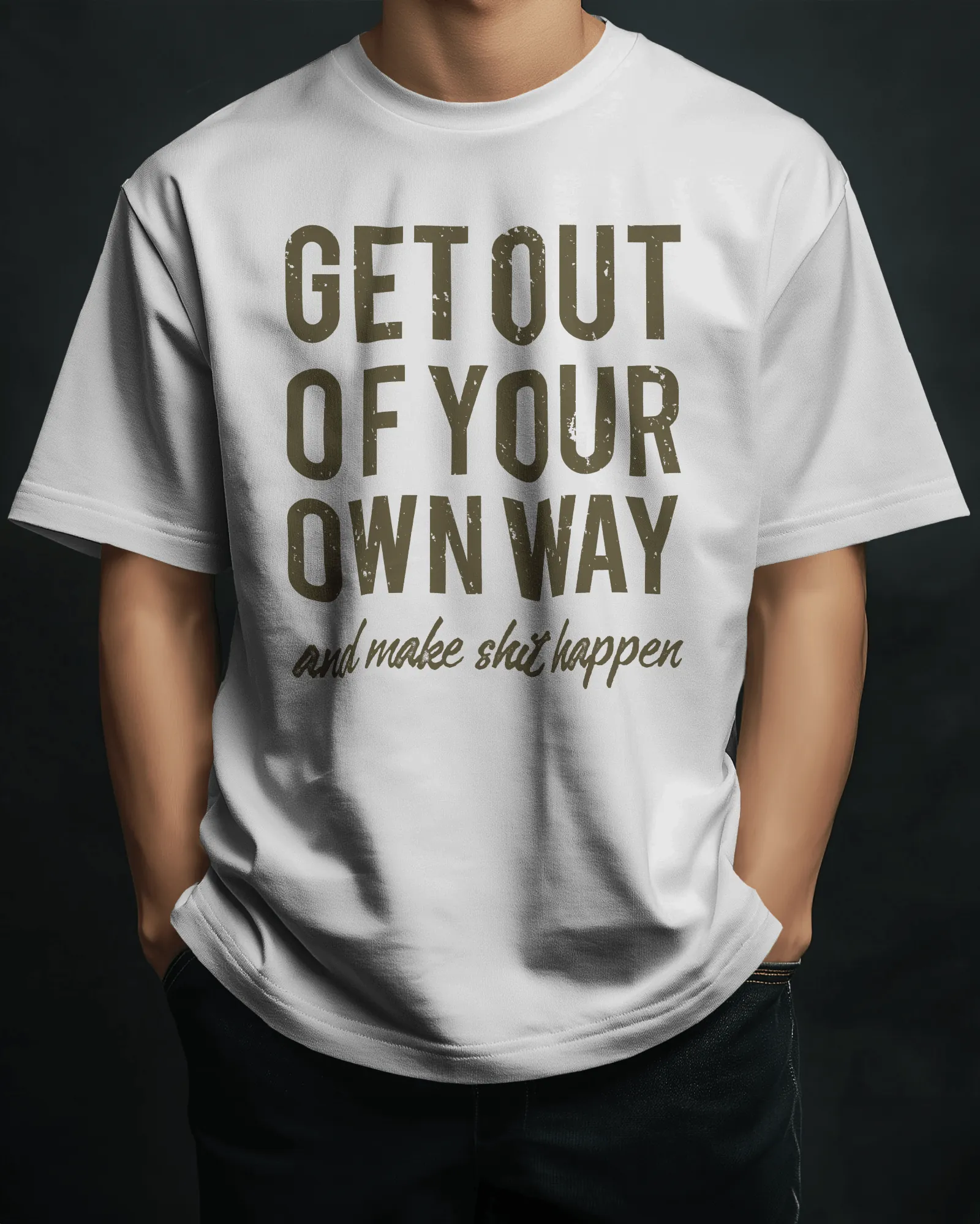 ["Premium Motivational 'Get Out Of Your Way' Oversized T-shirt by YORD (T-Shirts) - photo 1 of 9", "Premium Motivational 'Get Out Of Your Way' Oversized T-shirt by YORD (T-Shirts) - photo 2 of 9", "Premium Motivational 'Get Out Of Your Way' Oversized T-shirt by YORD (T-Shirts) - photo 3 of 9", "Premium Motivational 'Get Out Of Your Way' Oversized T-shirt by YORD (T-Shirts) - photo 4 of 9", "Premium Motivational 'Get Out Of Your Way' Oversized T-shirt by YORD (T-Shirts) - photo 5 of 9", "Premium Motivational