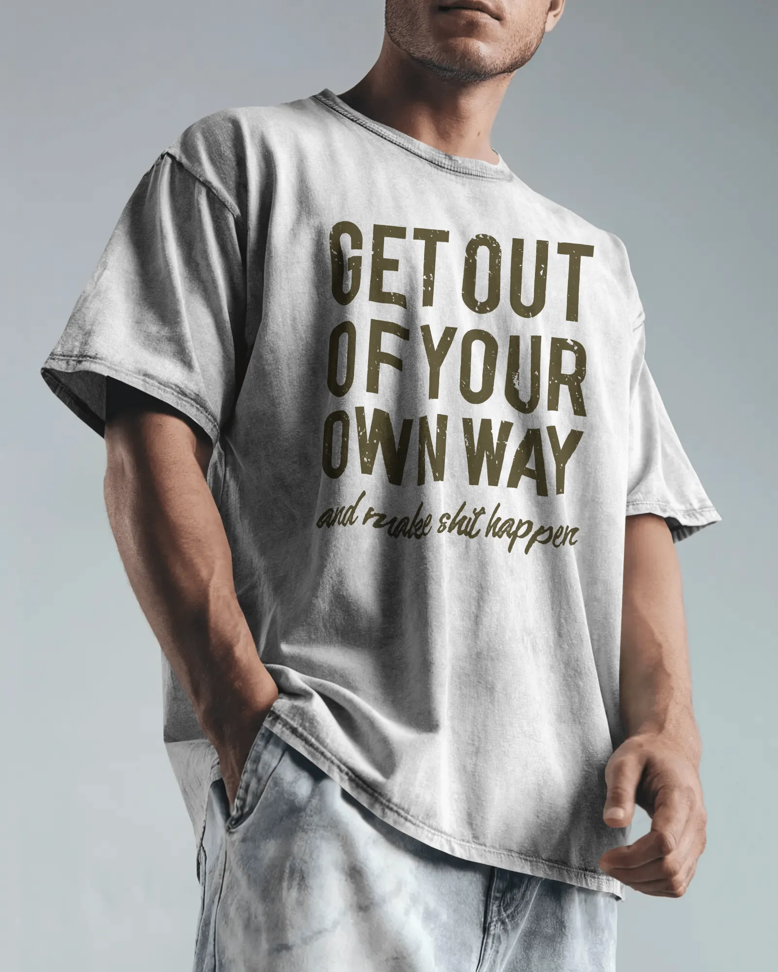 ["Premium Motivational 'Get Out Of Your Way' Oversized T-shirt by YORD (T-Shirts) - photo 1 of 9", "Premium Motivational 'Get Out Of Your Way' Oversized T-shirt by YORD (T-Shirts) - photo 2 of 9", "Premium Motivational 'Get Out Of Your Way' Oversized T-shirt by YORD (T-Shirts) - photo 3 of 9", "Premium Motivational 'Get Out Of Your Way' Oversized T-shirt by YORD (T-Shirts) - photo 4 of 9", "Premium Motivational 'Get Out Of Your Way' Oversized T-shirt by YORD (T-Shirts) - photo 5 of 9", "Premium Motivational