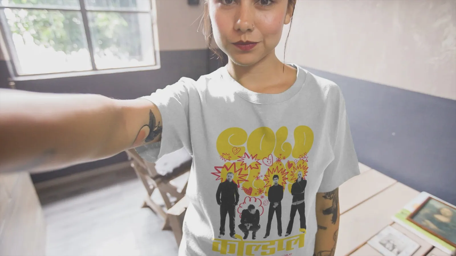 ['Premium Oversize Coldplay Concert T-Shirt - French Terry Cotton 240 GSM by YORD (T-Shirts) - photo 1 of 14', 'Premium Oversize Coldplay Concert T-Shirt - French Terry Cotton 240 GSM by YORD (T-Shirts) - photo 2 of 14', 'Premium Oversize Coldplay Concert T-Shirt - French Terry Cotton 240 GSM by YORD (T-Shirts) - photo 3 of 14', 'Premium Oversize Coldplay Concert T-Shirt - French Terry Cotton 240 GSM by YORD (T-Shirts) - photo 4 of 14', 'Premium Oversize Coldplay Concert T-Shirt - French Terry Cotton 240 GS