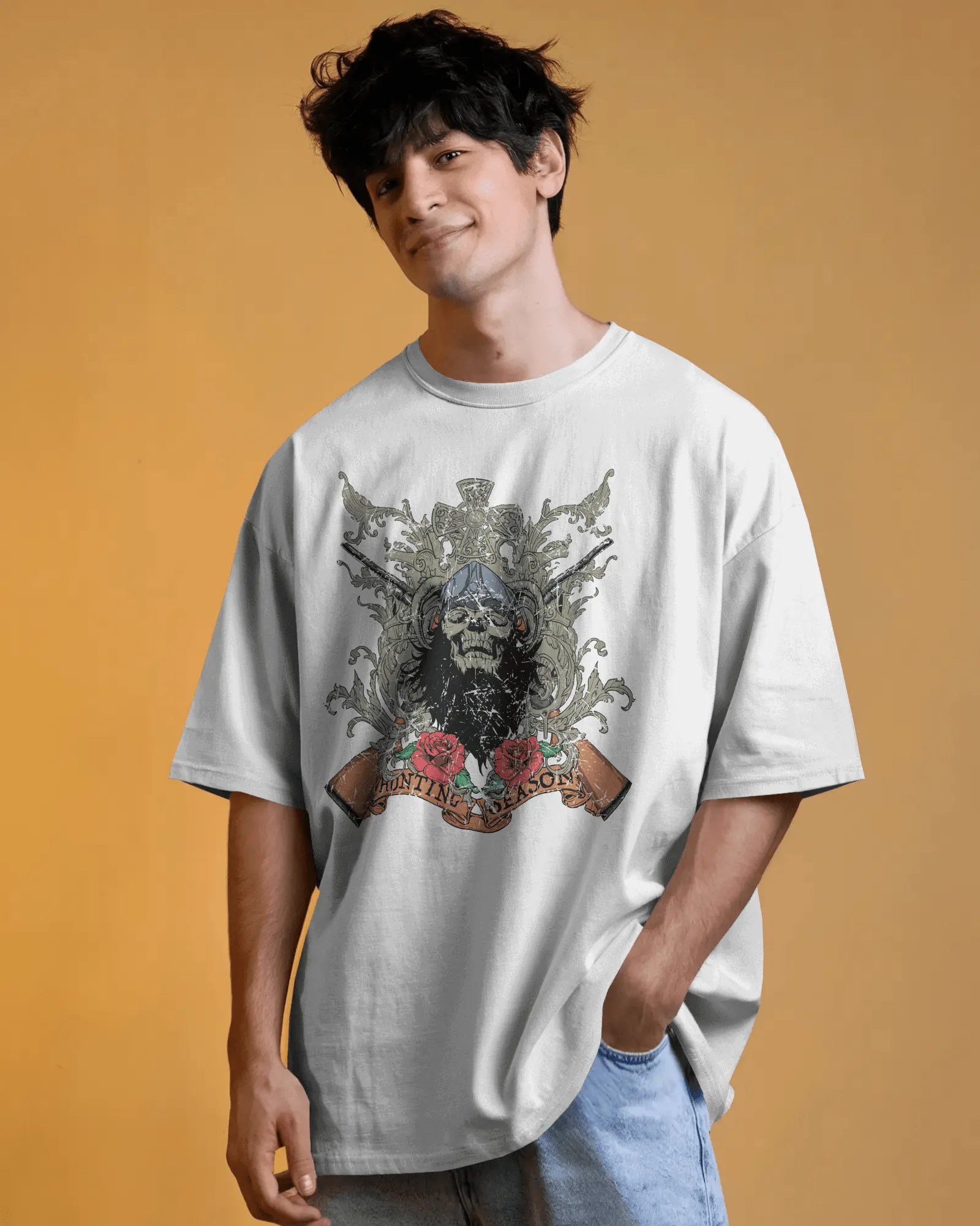 ['Premium Oversize Hunting Season Skull Gothic T-shirt by YORD (T-Shirts) - photo 1 of 10', 'Premium Oversize Hunting Season Skull Gothic T-shirt by YORD (T-Shirts) - photo 2 of 10', 'Premium Oversize Hunting Season Skull Gothic T-shirt by YORD (T-Shirts) - photo 3 of 10', 'Premium Oversize Hunting Season Skull Gothic T-shirt by YORD (T-Shirts) - photo 4 of 10', 'Premium Oversize Hunting Season Skull Gothic T-shirt by YORD (T-Shirts) - photo 5 of 10', 'Premium Oversize Hunting Season Skull Gothic T-shirt by