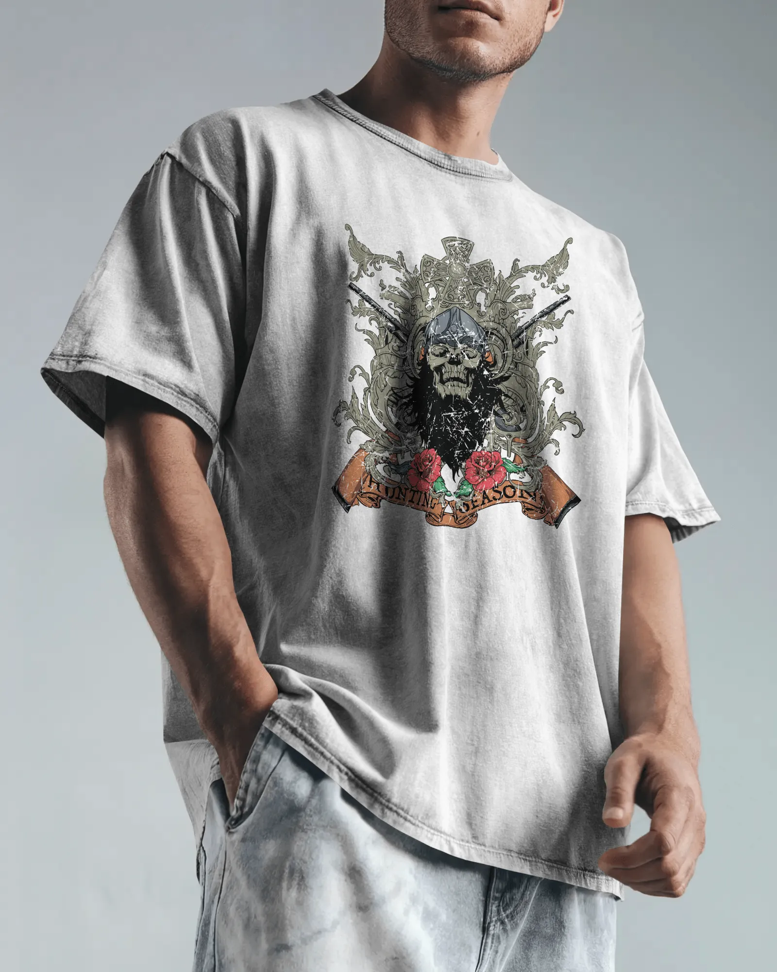 ['Premium Oversize Hunting Season Skull Gothic T-shirt by YORD (T-Shirts) - photo 1 of 10', 'Premium Oversize Hunting Season Skull Gothic T-shirt by YORD (T-Shirts) - photo 2 of 10', 'Premium Oversize Hunting Season Skull Gothic T-shirt by YORD (T-Shirts) - photo 3 of 10', 'Premium Oversize Hunting Season Skull Gothic T-shirt by YORD (T-Shirts) - photo 4 of 10', 'Premium Oversize Hunting Season Skull Gothic T-shirt by YORD (T-Shirts) - photo 5 of 10', 'Premium Oversize Hunting Season Skull Gothic T-shirt by