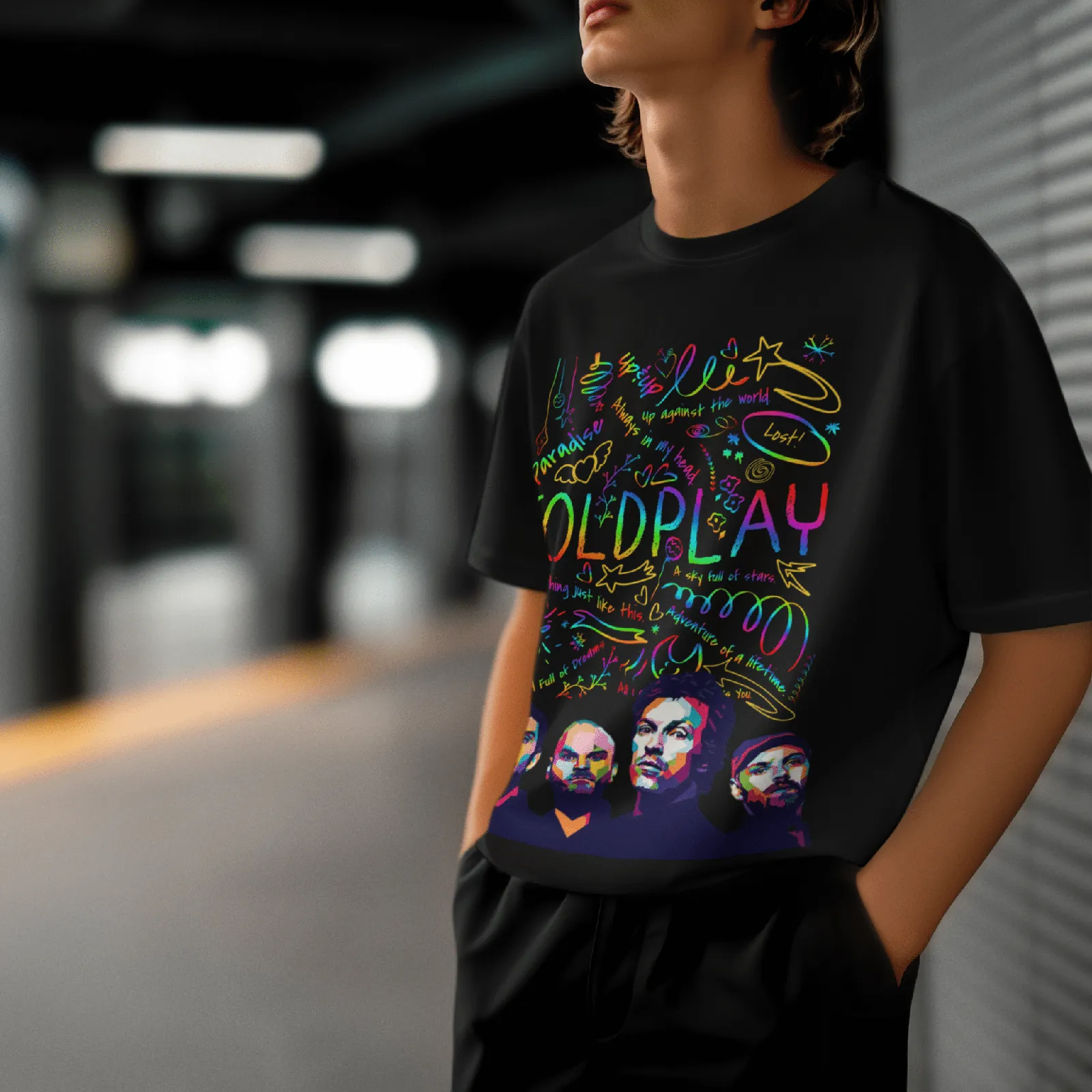 ['Premium Oversized Coldplay Concert T-Shirt - French Terry Cotton 240 GSM by YORD (T-Shirts) - photo 1 of 8', 'Premium Oversized Coldplay Concert T-Shirt - French Terry Cotton 240 GSM by YORD (T-Shirts) - photo 2 of 8', 'Premium Oversized Coldplay Concert T-Shirt - French Terry Cotton 240 GSM by YORD (T-Shirts) - photo 3 of 8', 'Premium Oversized Coldplay Concert T-Shirt - French Terry Cotton 240 GSM by YORD (T-Shirts) - photo 4 of 8', 'Premium Oversized Coldplay Concert T-Shirt - French Terry Cotton 240 G