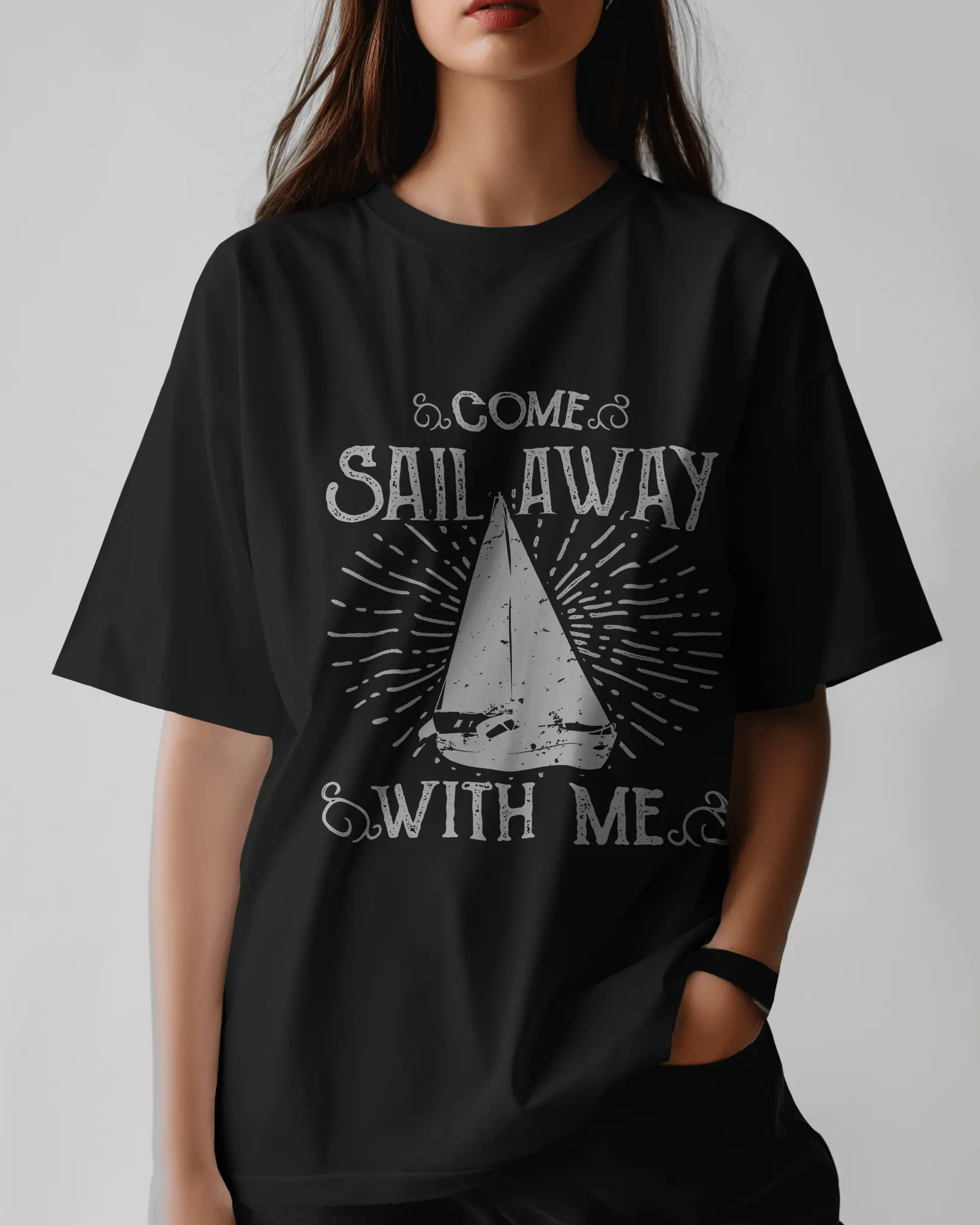 ["Premium Oversized 'Come Sail Away With Me' Nautical T-shirt by YORD (T-Shirts) - photo 1 of 12", "Premium Oversized 'Come Sail Away With Me' Nautical T-shirt by YORD (T-Shirts) - photo 2 of 12", "Premium Oversized 'Come Sail Away With Me' Nautical T-shirt by YORD (T-Shirts) - photo 3 of 12", "Premium Oversized 'Come Sail Away With Me' Nautical T-shirt by YORD (T-Shirts) - photo 4 of 12", "Premium Oversized 'Come Sail Away With Me' Nautical T-shirt by YORD (T-Shirts) - photo 5 of 12", "Premium Oversized 'C