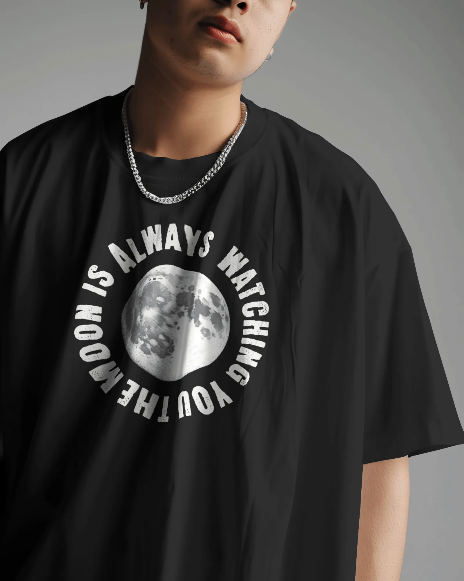 ['Premium Oversized French Terry Cotton Coldplay Concert T-Shirt – "The Moon is Always Watching You" Design by YORD (T-Shirts) - photo 1 of 10', 'Premium Oversized French Terry Cotton Coldplay Concert T-Shirt – "The Moon is Always Watching You" Design by YORD (T-Shirts) - photo 2 of 10', 'Premium Oversized French Terry Cotton Coldplay Concert T-Shirt – "The Moon is Always Watching You" Design by YORD (T-Shirts) - photo 3 of 10', 'Premium Oversized French Terry Cotton Coldplay Concert T-Shirt – "The Moon is 