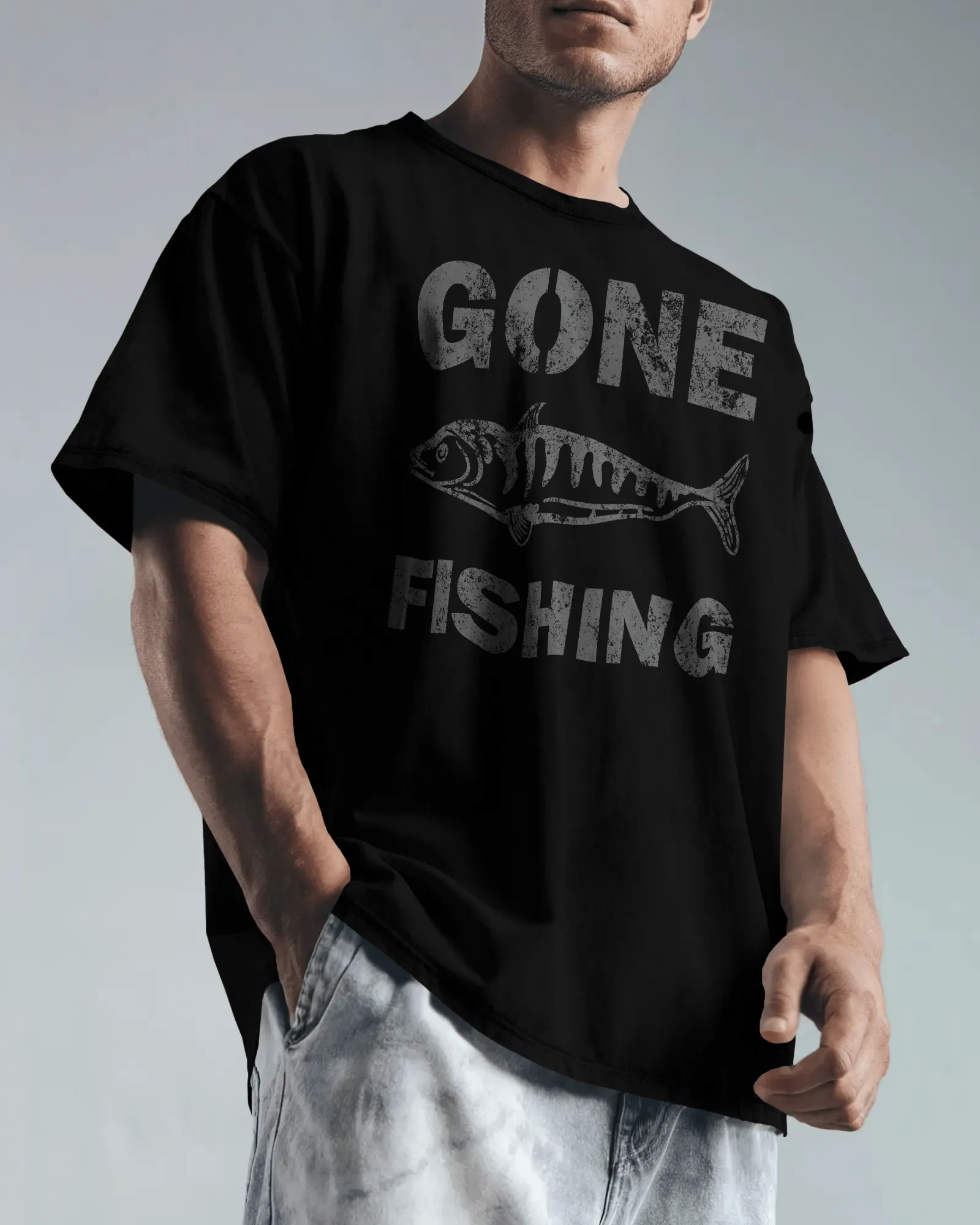 ["Premium Oversized 'GONE FISHING' T-Shirt | Limited Edition by YORD (T-Shirts) - photo 1 of 9", "Premium Oversized 'GONE FISHING' T-Shirt | Limited Edition by YORD (T-Shirts) - photo 2 of 9", "Premium Oversized 'GONE FISHING' T-Shirt | Limited Edition by YORD (T-Shirts) - photo 3 of 9", "Premium Oversized 'GONE FISHING' T-Shirt | Limited Edition by YORD (T-Shirts) - photo 4 of 9", "Premium Oversized 'GONE FISHING' T-Shirt | Limited Edition by YORD (T-Shirts) - photo 5 of 9", "Premium Oversized 'GONE FISHIN