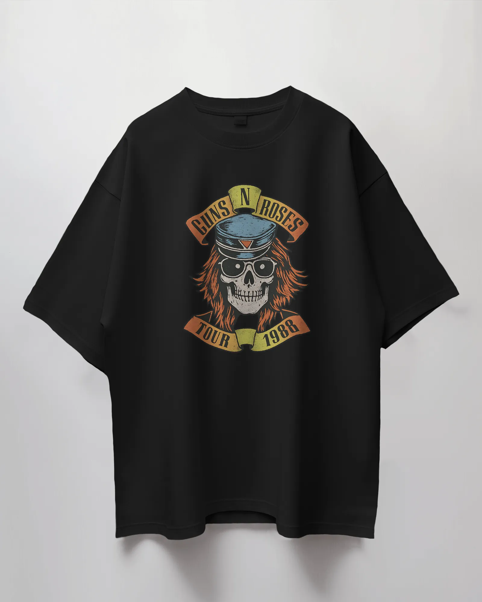 ["Premium Oversized Guns N' Roses 1988 Tour Skull T-shirt by YORD (T-Shirts) - photo 1 of 8", "Premium Oversized Guns N' Roses 1988 Tour Skull T-shirt by YORD (T-Shirts) - photo 2 of 8", "Premium Oversized Guns N' Roses 1988 Tour Skull T-shirt by YORD (T-Shirts) - photo 3 of 8", "Premium Oversized Guns N' Roses 1988 Tour Skull T-shirt by YORD (T-Shirts) - photo 4 of 8", "Premium Oversized Guns N' Roses 1988 Tour Skull T-shirt by YORD (T-Shirts) - photo 5 of 8", "Premium Oversized Guns N' Roses 1988 Tour Sku