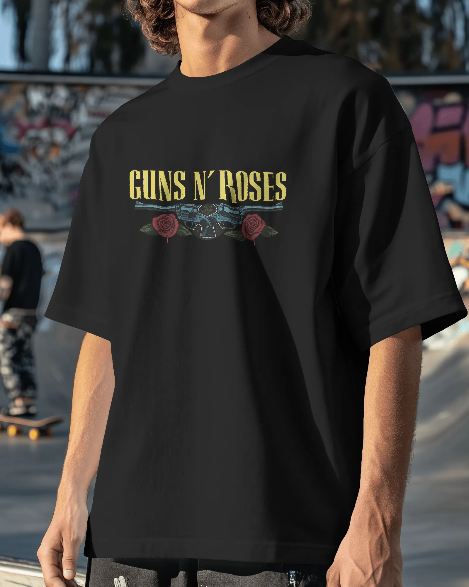 ["Premium Oversized Guns N' Roses Rock Band T-shirt | Limited Edition by YORD (T-Shirts) - photo 1 of 8", "Premium Oversized Guns N' Roses Rock Band T-shirt | Limited Edition by YORD (T-Shirts) - photo 2 of 8", "Premium Oversized Guns N' Roses Rock Band T-shirt | Limited Edition by YORD (T-Shirts) - photo 3 of 8", "Premium Oversized Guns N' Roses Rock Band T-shirt | Limited Edition by YORD (T-Shirts) - photo 4 of 8", "Premium Oversized Guns N' Roses Rock Band T-shirt | Limited Edition by YORD (T-Shirts) - p