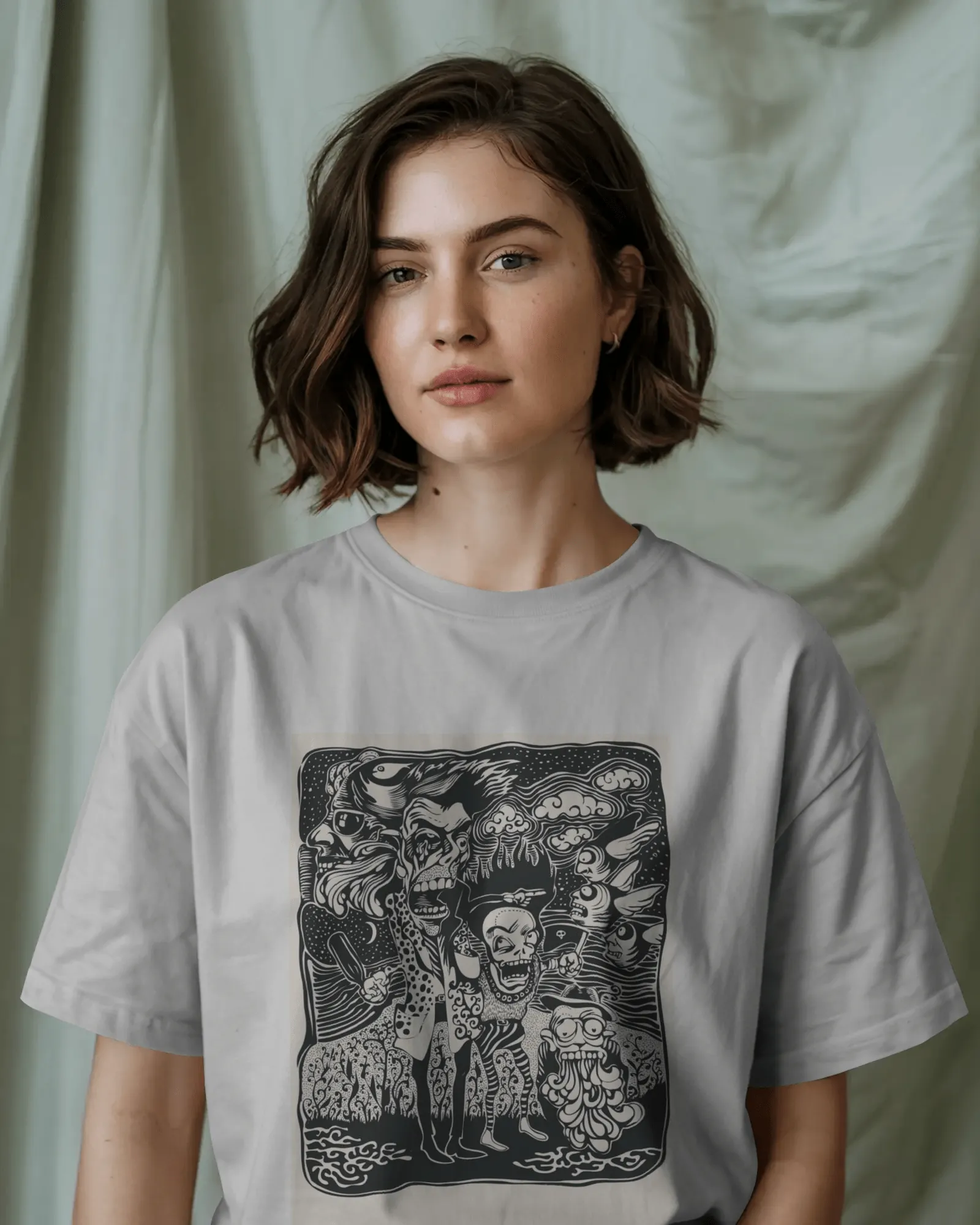 ['Premium Oversized Horror Ghoul Squad Graphic T-Shirt by YORD (T-Shirts) - photo 1 of 11', 'Premium Oversized Horror Ghoul Squad Graphic T-Shirt by YORD (T-Shirts) - photo 2 of 11', 'Premium Oversized Horror Ghoul Squad Graphic T-Shirt by YORD (T-Shirts) - photo 3 of 11', 'Premium Oversized Horror Ghoul Squad Graphic T-Shirt by YORD (T-Shirts) - photo 4 of 11', 'Premium Oversized Horror Ghoul Squad Graphic T-Shirt by YORD (T-Shirts) - photo 5 of 11', 'Premium Oversized Horror Ghoul Squad Graphic T-Shirt by