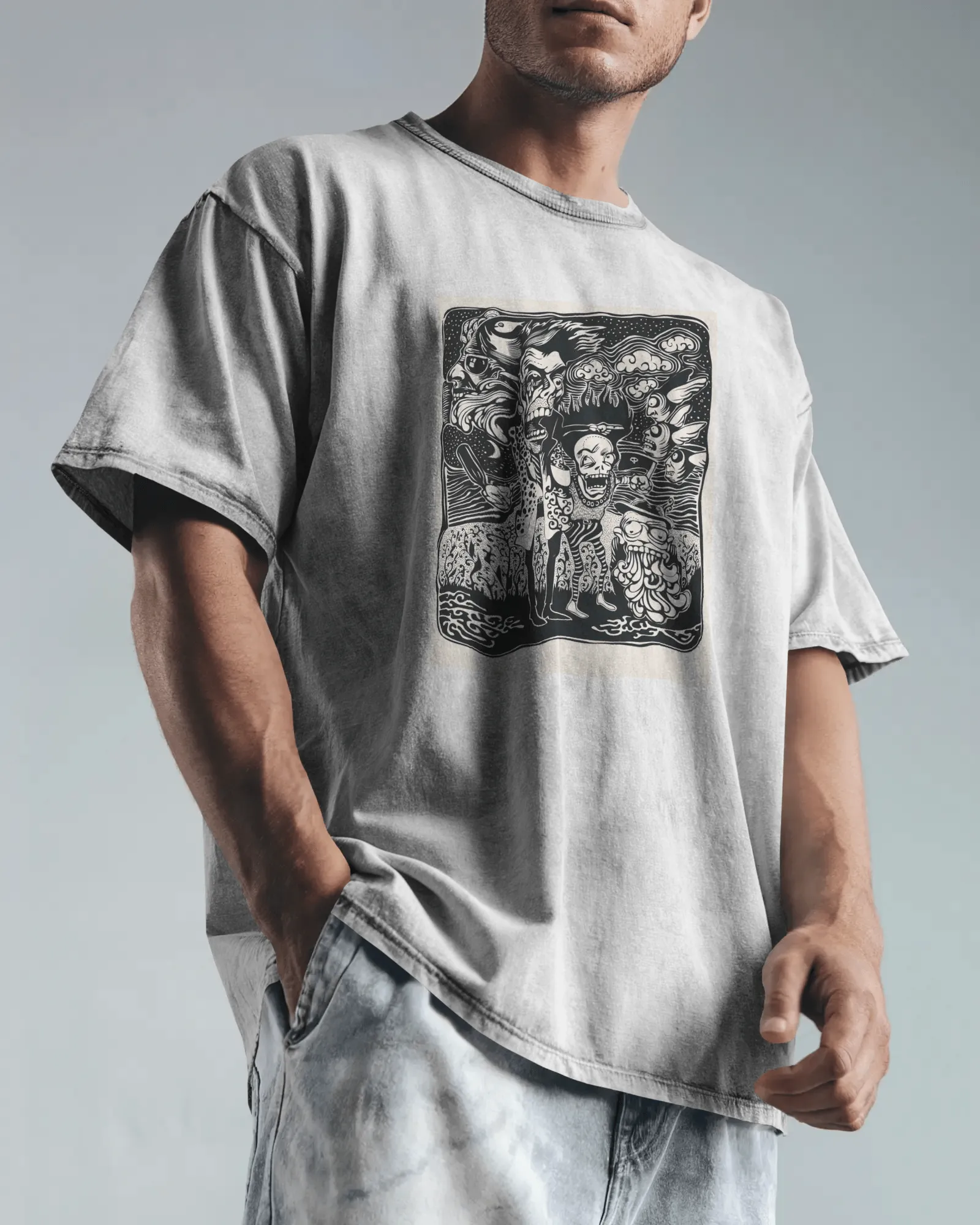 ['Premium Oversized Horror Ghoul Squad Graphic T-Shirt by YORD (T-Shirts) - photo 1 of 11', 'Premium Oversized Horror Ghoul Squad Graphic T-Shirt by YORD (T-Shirts) - photo 2 of 11', 'Premium Oversized Horror Ghoul Squad Graphic T-Shirt by YORD (T-Shirts) - photo 3 of 11', 'Premium Oversized Horror Ghoul Squad Graphic T-Shirt by YORD (T-Shirts) - photo 4 of 11', 'Premium Oversized Horror Ghoul Squad Graphic T-Shirt by YORD (T-Shirts) - photo 5 of 11', 'Premium Oversized Horror Ghoul Squad Graphic T-Shirt by