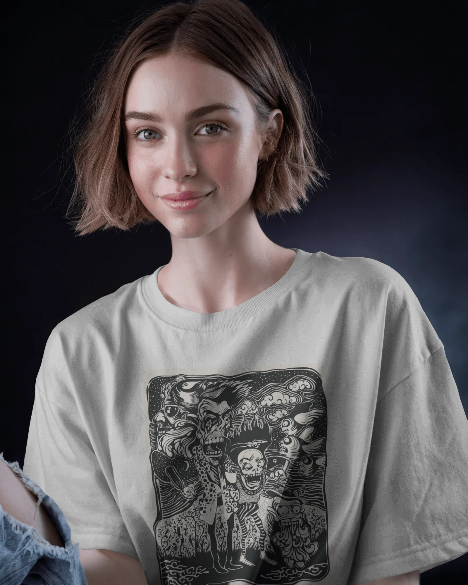 ['Premium Oversized Horror Ghoul Squad Graphic T-Shirt by YORD (T-Shirts) - photo 1 of 11', 'Premium Oversized Horror Ghoul Squad Graphic T-Shirt by YORD (T-Shirts) - photo 2 of 11', 'Premium Oversized Horror Ghoul Squad Graphic T-Shirt by YORD (T-Shirts) - photo 3 of 11', 'Premium Oversized Horror Ghoul Squad Graphic T-Shirt by YORD (T-Shirts) - photo 4 of 11', 'Premium Oversized Horror Ghoul Squad Graphic T-Shirt by YORD (T-Shirts) - photo 5 of 11', 'Premium Oversized Horror Ghoul Squad Graphic T-Shirt by