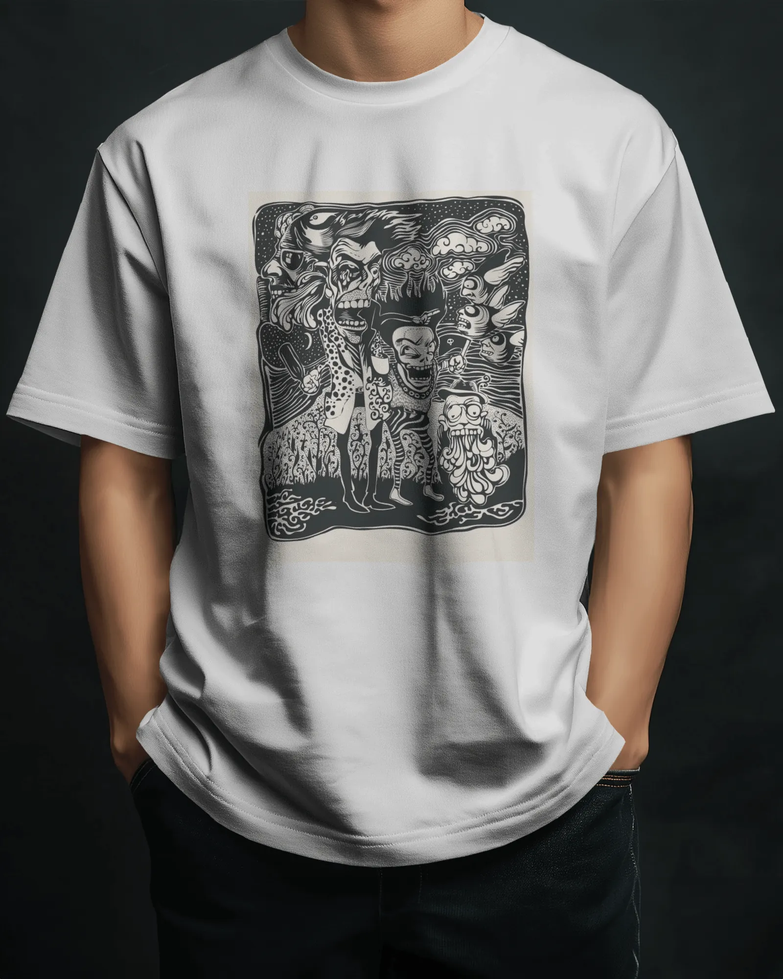 ['Premium Oversized Horror Ghoul Squad Graphic T-Shirt by YORD (T-Shirts) - photo 1 of 11', 'Premium Oversized Horror Ghoul Squad Graphic T-Shirt by YORD (T-Shirts) - photo 2 of 11', 'Premium Oversized Horror Ghoul Squad Graphic T-Shirt by YORD (T-Shirts) - photo 3 of 11', 'Premium Oversized Horror Ghoul Squad Graphic T-Shirt by YORD (T-Shirts) - photo 4 of 11', 'Premium Oversized Horror Ghoul Squad Graphic T-Shirt by YORD (T-Shirts) - photo 5 of 11', 'Premium Oversized Horror Ghoul Squad Graphic T-Shirt by