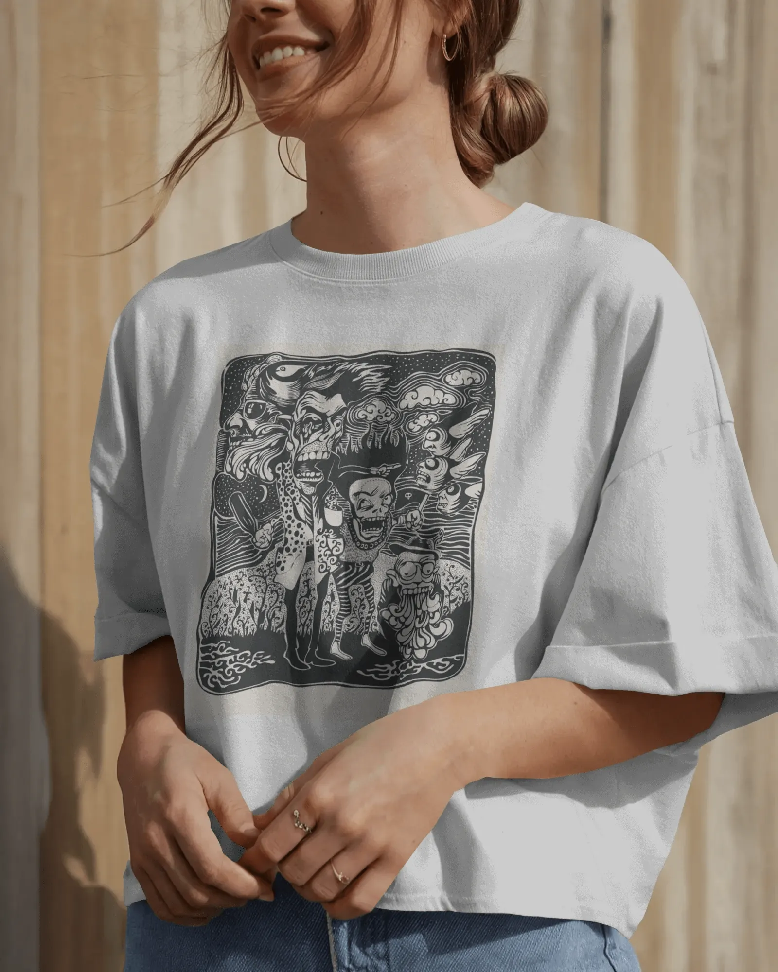 ['Premium Oversized Horror Ghoul Squad Graphic T-Shirt by YORD (T-Shirts) - photo 1 of 11', 'Premium Oversized Horror Ghoul Squad Graphic T-Shirt by YORD (T-Shirts) - photo 2 of 11', 'Premium Oversized Horror Ghoul Squad Graphic T-Shirt by YORD (T-Shirts) - photo 3 of 11', 'Premium Oversized Horror Ghoul Squad Graphic T-Shirt by YORD (T-Shirts) - photo 4 of 11', 'Premium Oversized Horror Ghoul Squad Graphic T-Shirt by YORD (T-Shirts) - photo 5 of 11', 'Premium Oversized Horror Ghoul Squad Graphic T-Shirt by