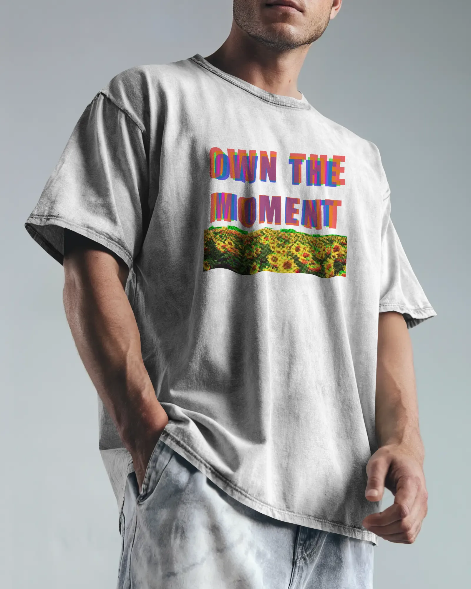 ["Premium Oversized 'Own The Moment' Sunflower T-Shirt by YORD (T-Shirts) - photo 1 of 7", "Premium Oversized 'Own The Moment' Sunflower T-Shirt by YORD (T-Shirts) - photo 2 of 7", "Premium Oversized 'Own The Moment' Sunflower T-Shirt by YORD (T-Shirts) - photo 3 of 7", "Premium Oversized 'Own The Moment' Sunflower T-Shirt by YORD (T-Shirts) - photo 4 of 7", "Premium Oversized 'Own The Moment' Sunflower T-Shirt by YORD (T-Shirts) - photo 5 of 7", "Premium Oversized 'Own The Moment' Sunflower T-Shirt by YORD