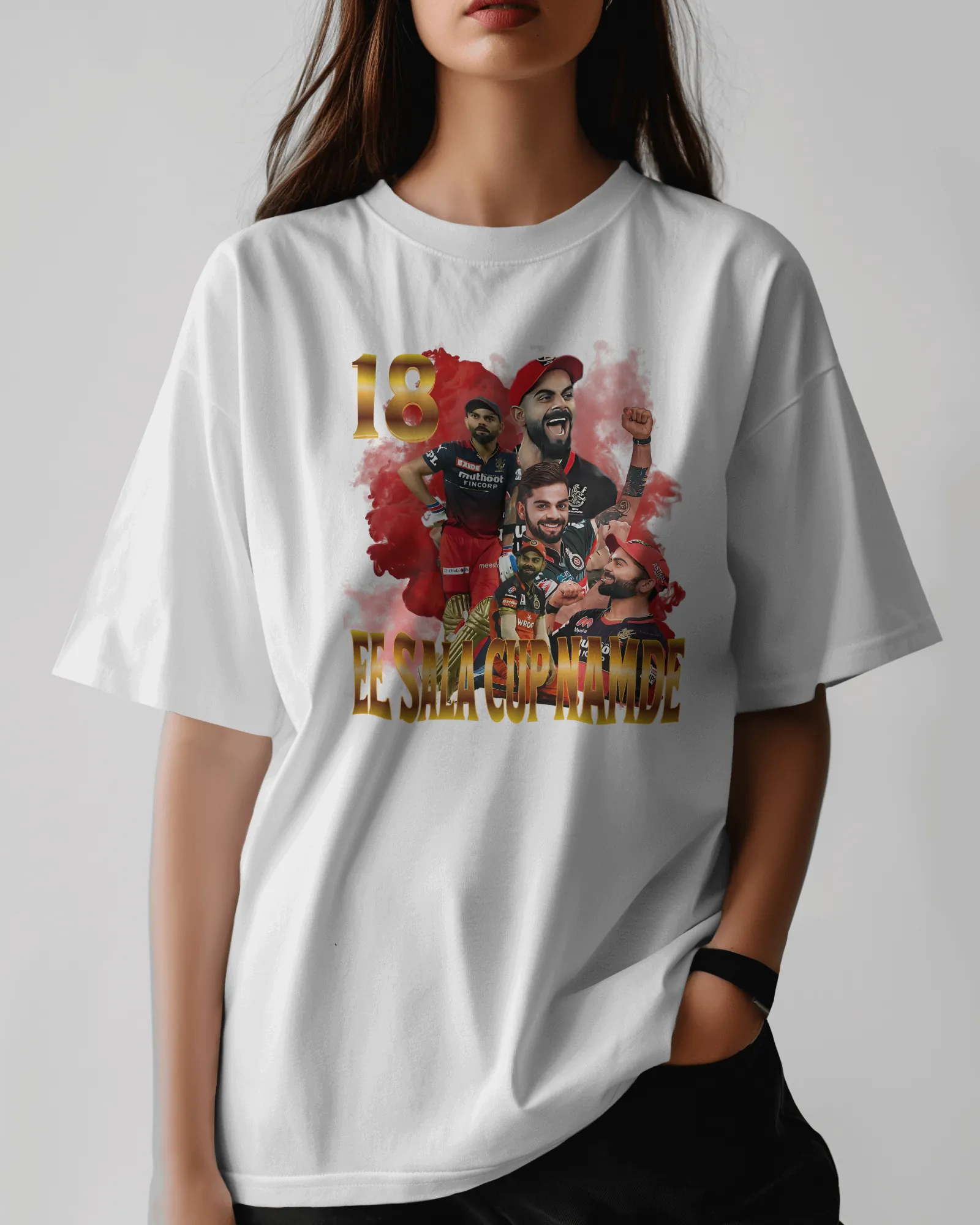 ['Premium Oversized RCB Cricket Fan T-shirt - Limited Edition by YORD (T-Shirts) - photo 1 of 8', 'Premium Oversized RCB Cricket Fan T-shirt - Limited Edition by YORD (T-Shirts) - photo 2 of 8', 'Premium Oversized RCB Cricket Fan T-shirt - Limited Edition by YORD (T-Shirts) - photo 3 of 8', 'Premium Oversized RCB Cricket Fan T-shirt - Limited Edition by YORD (T-Shirts) - photo 4 of 8', 'Premium Oversized RCB Cricket Fan T-shirt - Limited Edition by YORD (T-Shirts) - photo 5 of 8', 'Premium Oversized RCB Cri