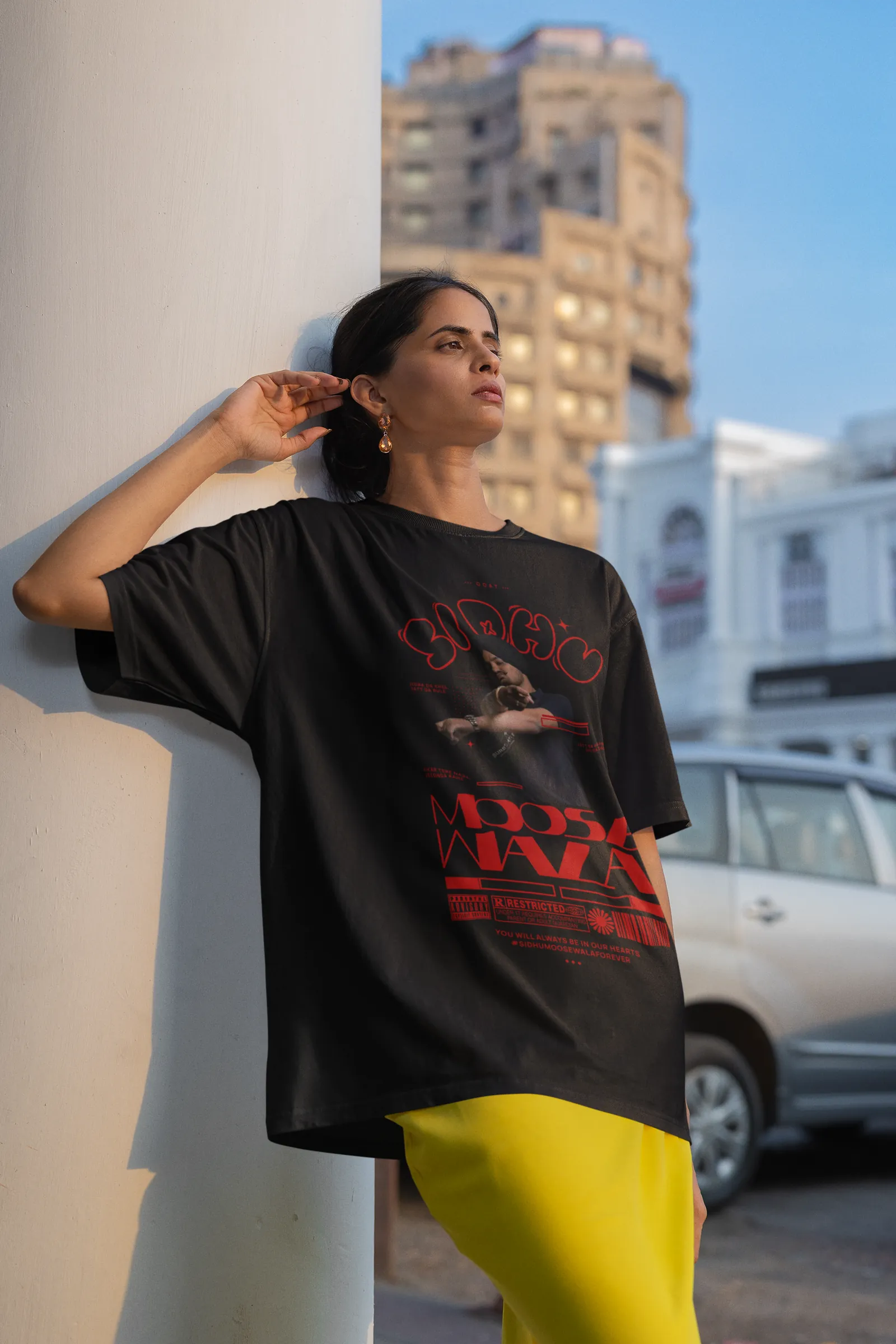 ['Premium Oversized Sidhu Moose Wala Tribute T-shirt | Limited Edition by YORD (T-Shirts) - photo 1 of 9', 'Premium Oversized Sidhu Moose Wala Tribute T-shirt | Limited Edition by YORD (T-Shirts) - photo 2 of 9', 'Premium Oversized Sidhu Moose Wala Tribute T-shirt | Limited Edition by YORD (T-Shirts) - photo 3 of 9', 'Premium Oversized Sidhu Moose Wala Tribute T-shirt | Limited Edition by YORD (T-Shirts) - photo 4 of 9', 'Premium Oversized Sidhu Moose Wala Tribute T-shirt | Limited Edition by YORD (T-Shirts