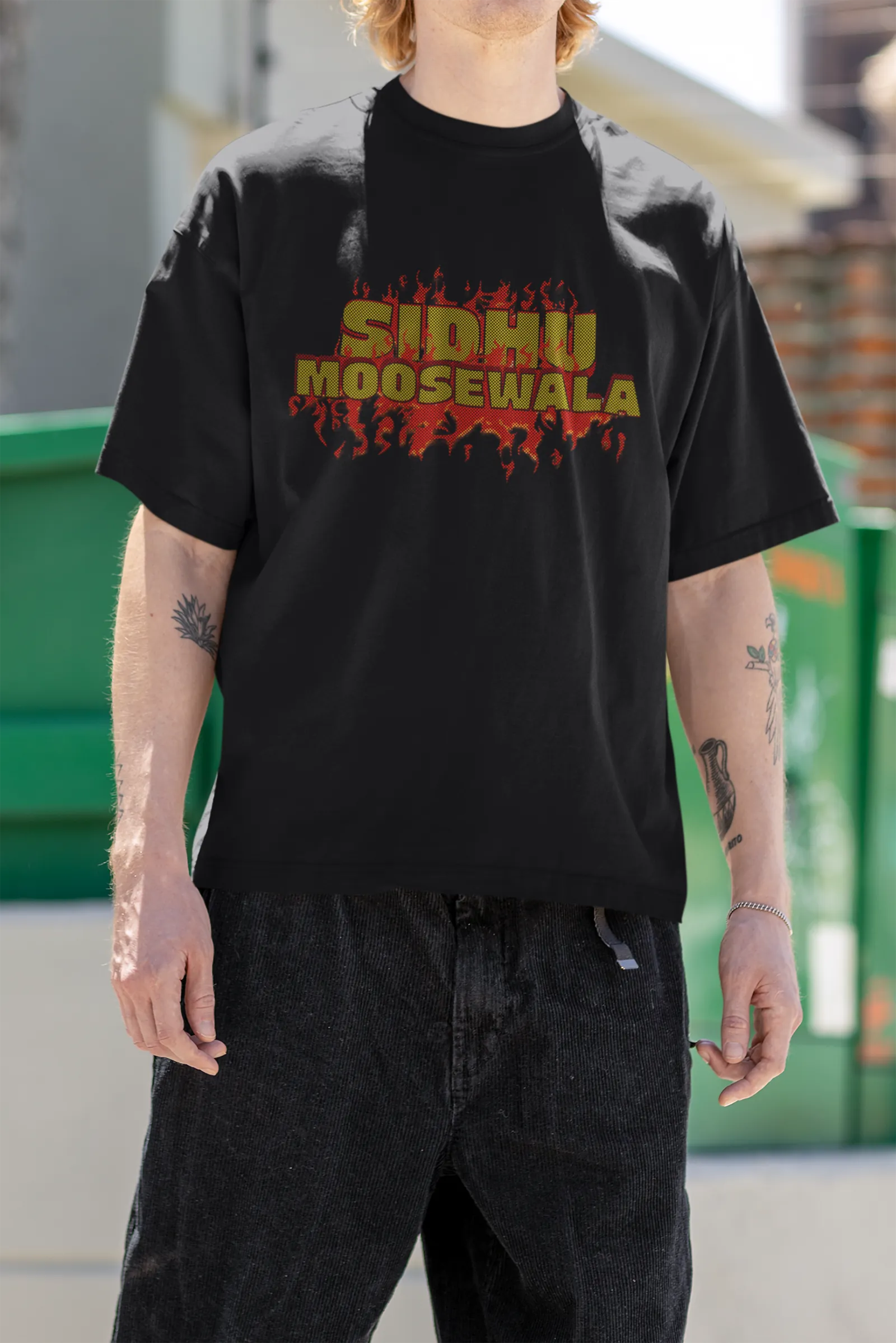 ['Premium Oversized Sidhu Moosewala Flame Graphic T-Shirt by YORD (T-Shirts) - photo 1 of 12', 'Premium Oversized Sidhu Moosewala Flame Graphic T-Shirt by YORD (T-Shirts) - photo 2 of 12', 'Premium Oversized Sidhu Moosewala Flame Graphic T-Shirt by YORD (T-Shirts) - photo 3 of 12', 'Premium Oversized Sidhu Moosewala Flame Graphic T-Shirt by YORD (T-Shirts) - photo 4 of 12', 'Premium Oversized Sidhu Moosewala Flame Graphic T-Shirt by YORD (T-Shirts) - photo 5 of 12', 'Premium Oversized Sidhu Moosewala Flame 