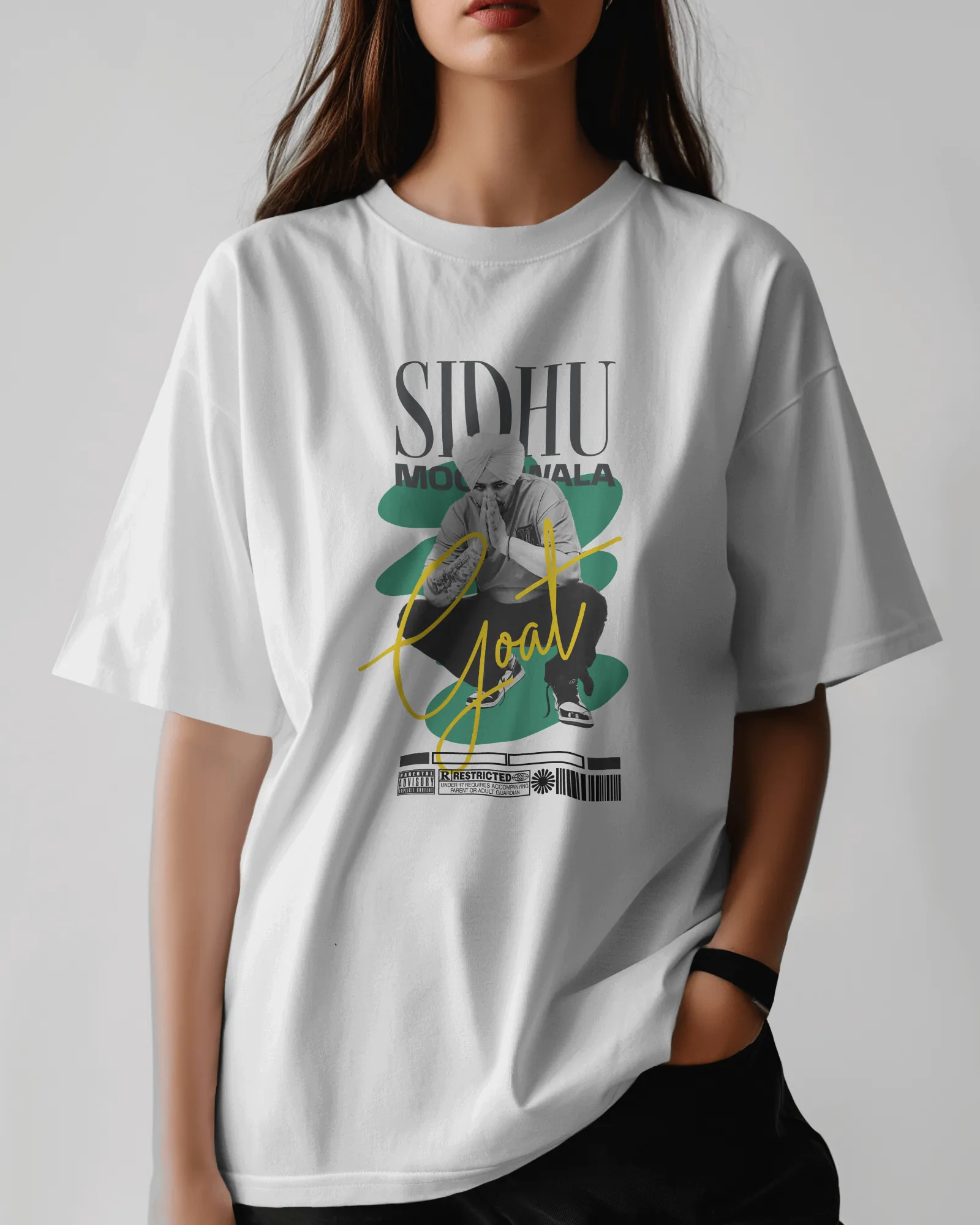 ['Premium Oversized SIDHU MOOSEWALA GOAT White T-shirt by YORD (T-Shirts) - photo 1 of 8', 'Premium Oversized SIDHU MOOSEWALA GOAT White T-shirt by YORD (T-Shirts) - photo 2 of 8', 'Premium Oversized SIDHU MOOSEWALA GOAT White T-shirt by YORD (T-Shirts) - photo 3 of 8', 'Premium Oversized SIDHU MOOSEWALA GOAT White T-shirt by YORD (T-Shirts) - photo 4 of 8', 'Premium Oversized SIDHU MOOSEWALA GOAT White T-shirt by YORD (T-Shirts) - photo 5 of 8', 'Premium Oversized SIDHU MOOSEWALA GOAT White T-shirt by YORD