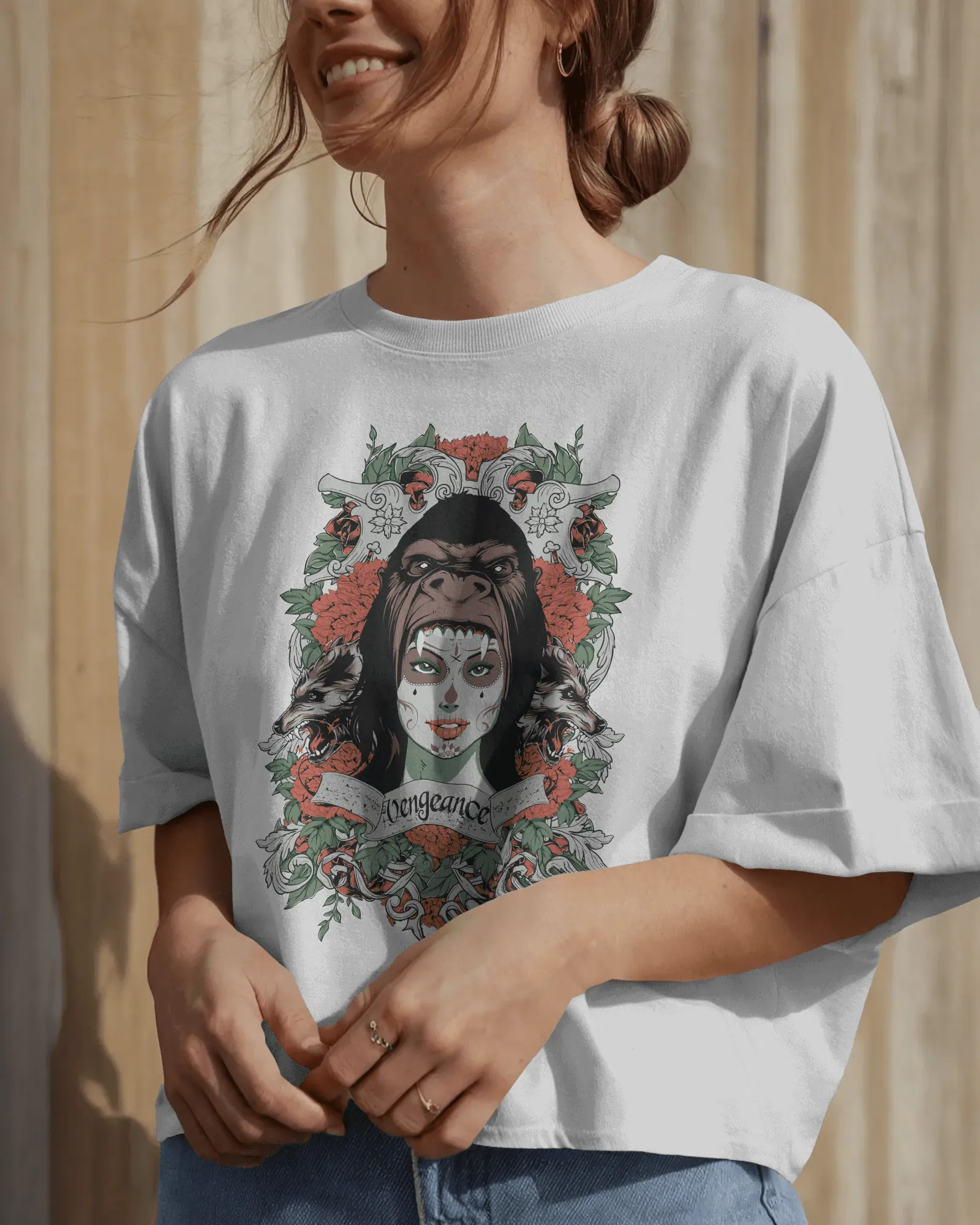 ["Premium Oversized 'Vengeance' Gothic Art T-Shirt by YORD (T-Shirts) - photo 1 of 10", "Premium Oversized 'Vengeance' Gothic Art T-Shirt by YORD (T-Shirts) - photo 2 of 10", "Premium Oversized 'Vengeance' Gothic Art T-Shirt by YORD (T-Shirts) - photo 3 of 10", "Premium Oversized 'Vengeance' Gothic Art T-Shirt by YORD (T-Shirts) - photo 4 of 10", "Premium Oversized 'Vengeance' Gothic Art T-Shirt by YORD (T-Shirts) - photo 5 of 10", "Premium Oversized 'Vengeance' Gothic Art T-Shirt by YORD (T-Shirts) - photo