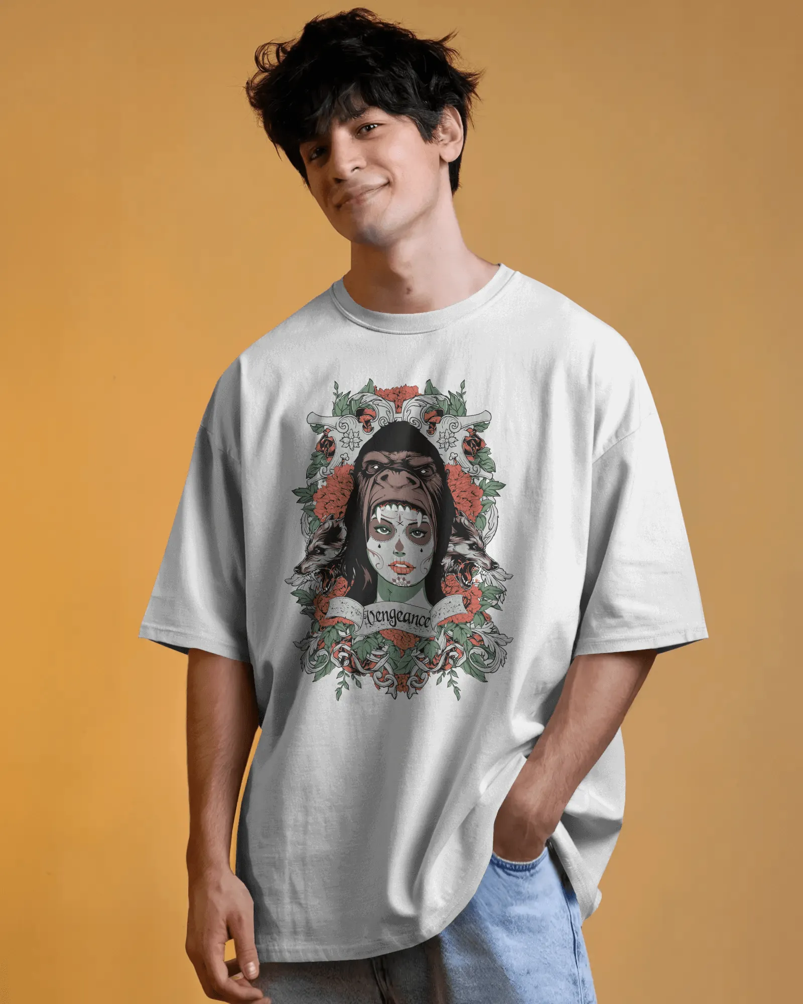 ["Premium Oversized 'Vengeance' Gothic Art T-Shirt by YORD (T-Shirts) - photo 1 of 10", "Premium Oversized 'Vengeance' Gothic Art T-Shirt by YORD (T-Shirts) - photo 2 of 10", "Premium Oversized 'Vengeance' Gothic Art T-Shirt by YORD (T-Shirts) - photo 3 of 10", "Premium Oversized 'Vengeance' Gothic Art T-Shirt by YORD (T-Shirts) - photo 4 of 10", "Premium Oversized 'Vengeance' Gothic Art T-Shirt by YORD (T-Shirts) - photo 5 of 10", "Premium Oversized 'Vengeance' Gothic Art T-Shirt by YORD (T-Shirts) - photo