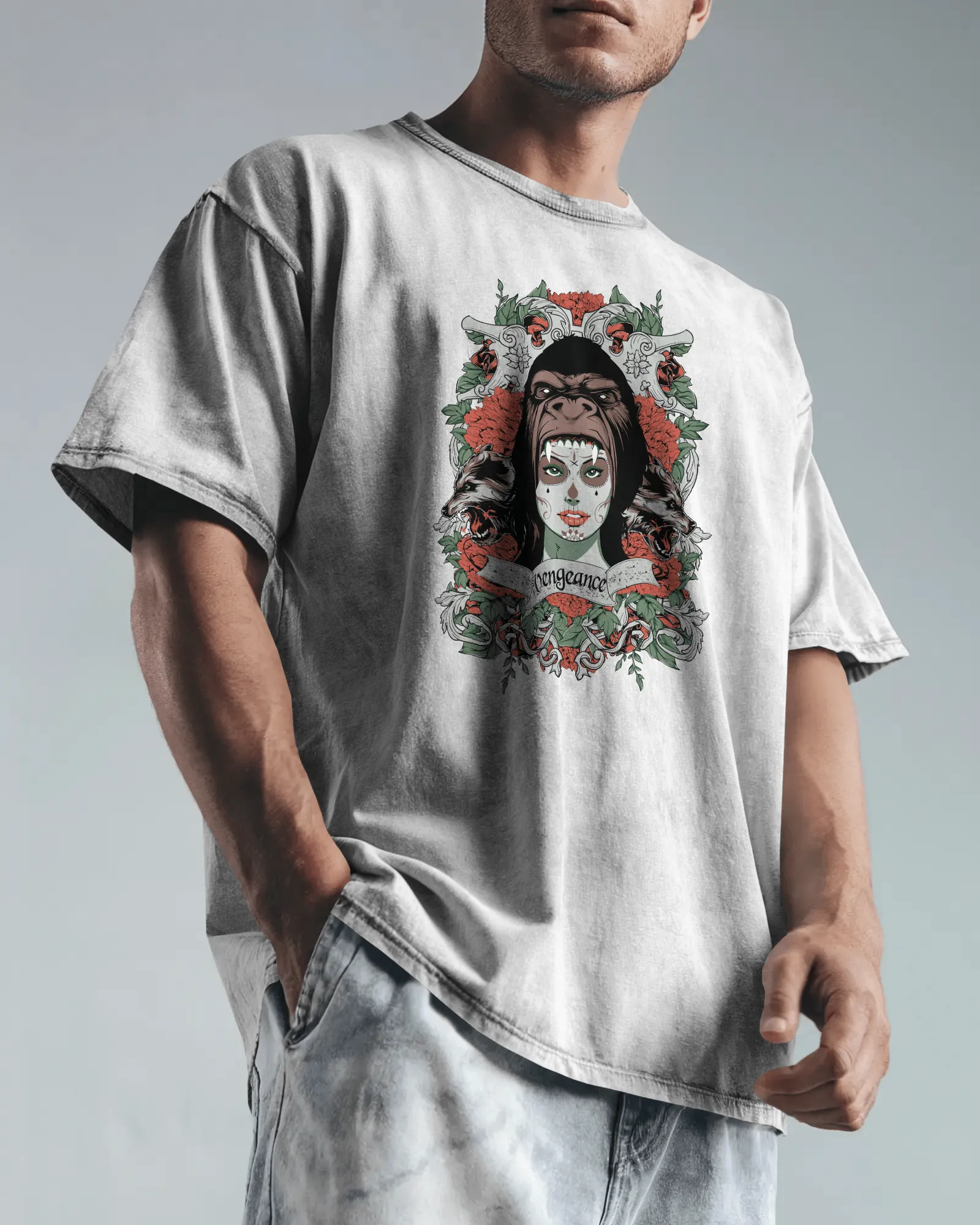 ["Premium Oversized 'Vengeance' Gothic Art T-Shirt by YORD (T-Shirts) - photo 1 of 10", "Premium Oversized 'Vengeance' Gothic Art T-Shirt by YORD (T-Shirts) - photo 2 of 10", "Premium Oversized 'Vengeance' Gothic Art T-Shirt by YORD (T-Shirts) - photo 3 of 10", "Premium Oversized 'Vengeance' Gothic Art T-Shirt by YORD (T-Shirts) - photo 4 of 10", "Premium Oversized 'Vengeance' Gothic Art T-Shirt by YORD (T-Shirts) - photo 5 of 10", "Premium Oversized 'Vengeance' Gothic Art T-Shirt by YORD (T-Shirts) - photo