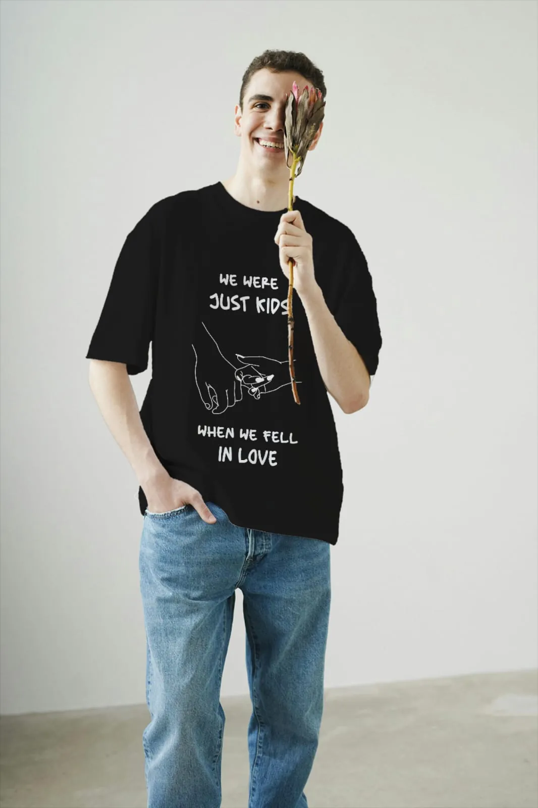 ['Premium Oversized "We Were Just Kids" French Terry Concert T-Shirt - Ed Sheeran Fan Collection by YORD (T-Shirts) - photo 1 of 2', 'Premium Oversized "We Were Just Kids" French Terry Concert T-Shirt - Ed Sheeran Fan Collection by YORD (T-Shirts) - photo 2 of 2']