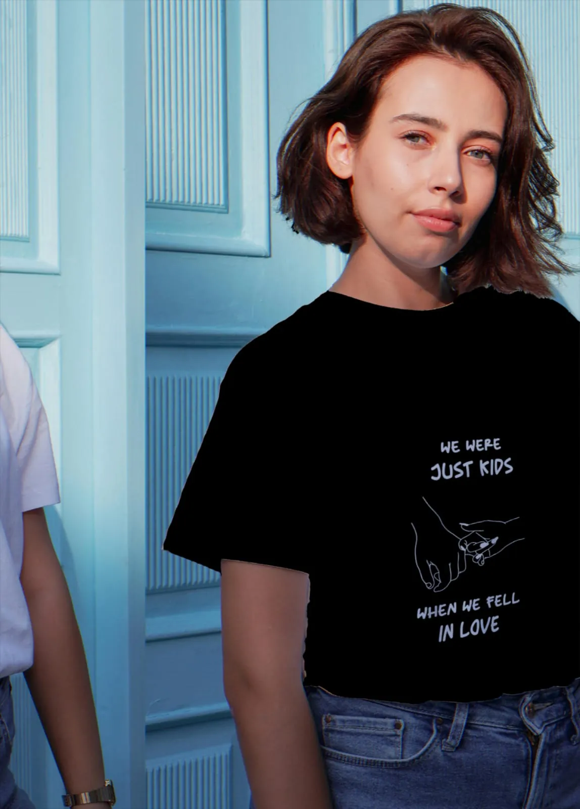 ['Premium Oversized "We Were Just Kids" French Terry Concert T-Shirt - Ed Sheeran Fan Collection by YORD (T-Shirts) - photo 1 of 2', 'Premium Oversized "We Were Just Kids" French Terry Concert T-Shirt - Ed Sheeran Fan Collection by YORD (T-Shirts) - photo 2 of 2']