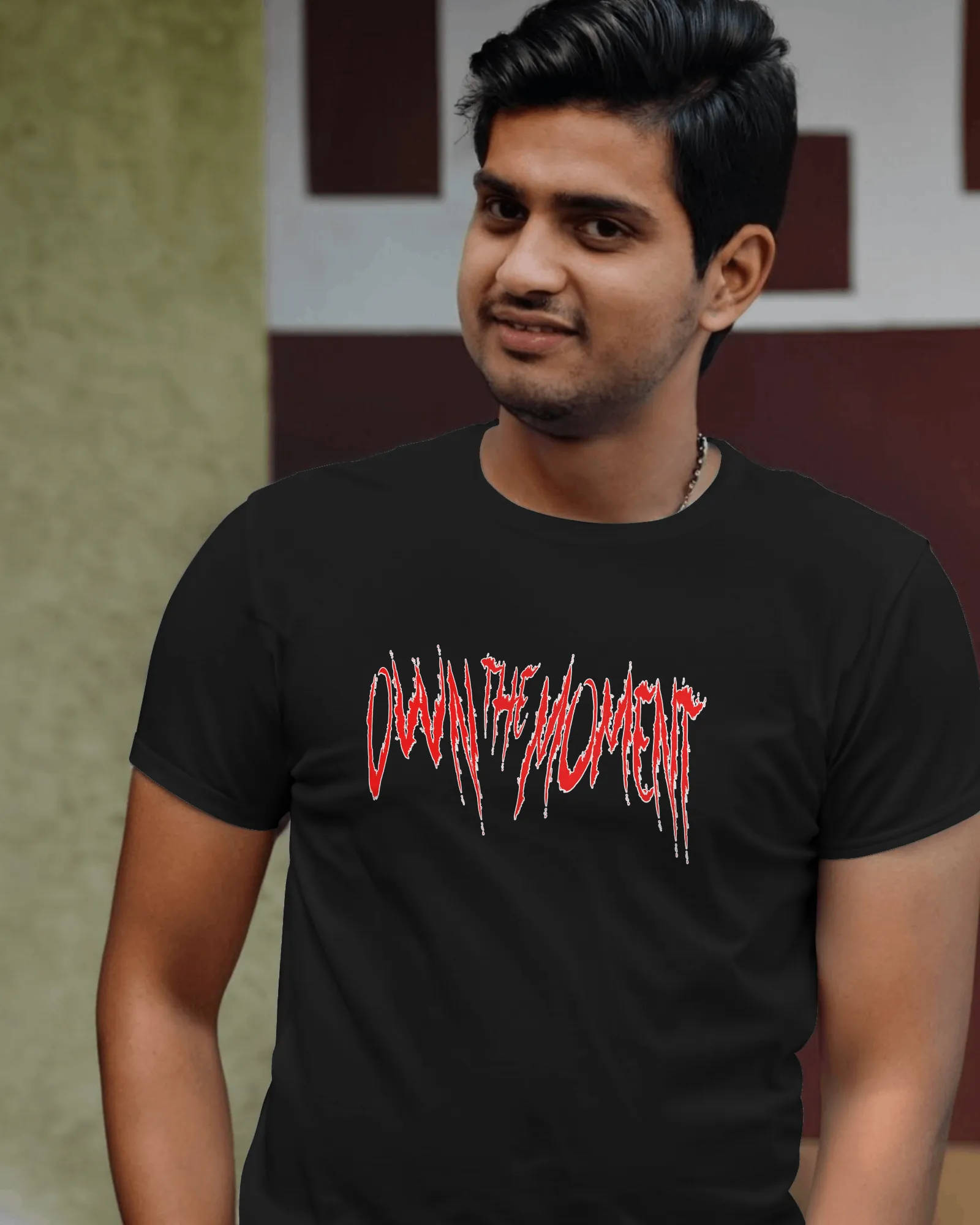 ['Premium OWN THE MOMENT Graphic Regular Fit T-shirt by YORD (T-Shirts) - photo 1 of 8', 'Premium OWN THE MOMENT Graphic Regular Fit T-shirt by YORD (T-Shirts) - photo 2 of 8', 'Premium OWN THE MOMENT Graphic Regular Fit T-shirt by YORD (T-Shirts) - photo 3 of 8', 'Premium OWN THE MOMENT Graphic Regular Fit T-shirt by YORD (T-Shirts) - photo 4 of 8', 'Premium OWN THE MOMENT Graphic Regular Fit T-shirt by YORD (T-Shirts) - photo 5 of 8', 'Premium OWN THE MOMENT Graphic Regular Fit T-shirt by YORD (T-Shirts) 