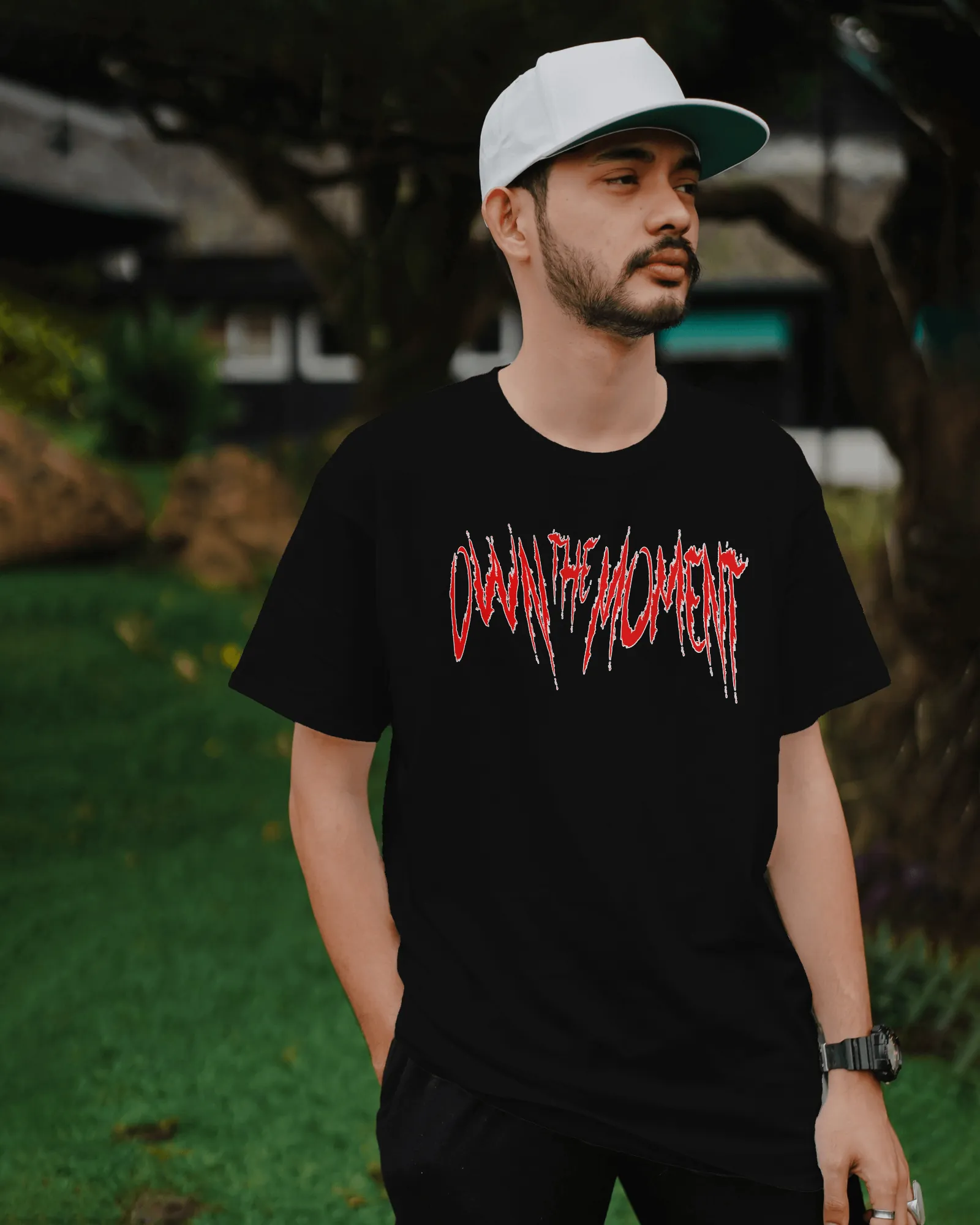 ['Premium OWN THE MOMENT Graphic Regular Fit T-shirt by YORD (T-Shirts) - photo 1 of 8', 'Premium OWN THE MOMENT Graphic Regular Fit T-shirt by YORD (T-Shirts) - photo 2 of 8', 'Premium OWN THE MOMENT Graphic Regular Fit T-shirt by YORD (T-Shirts) - photo 3 of 8', 'Premium OWN THE MOMENT Graphic Regular Fit T-shirt by YORD (T-Shirts) - photo 4 of 8', 'Premium OWN THE MOMENT Graphic Regular Fit T-shirt by YORD (T-Shirts) - photo 5 of 8', 'Premium OWN THE MOMENT Graphic Regular Fit T-shirt by YORD (T-Shirts) 
