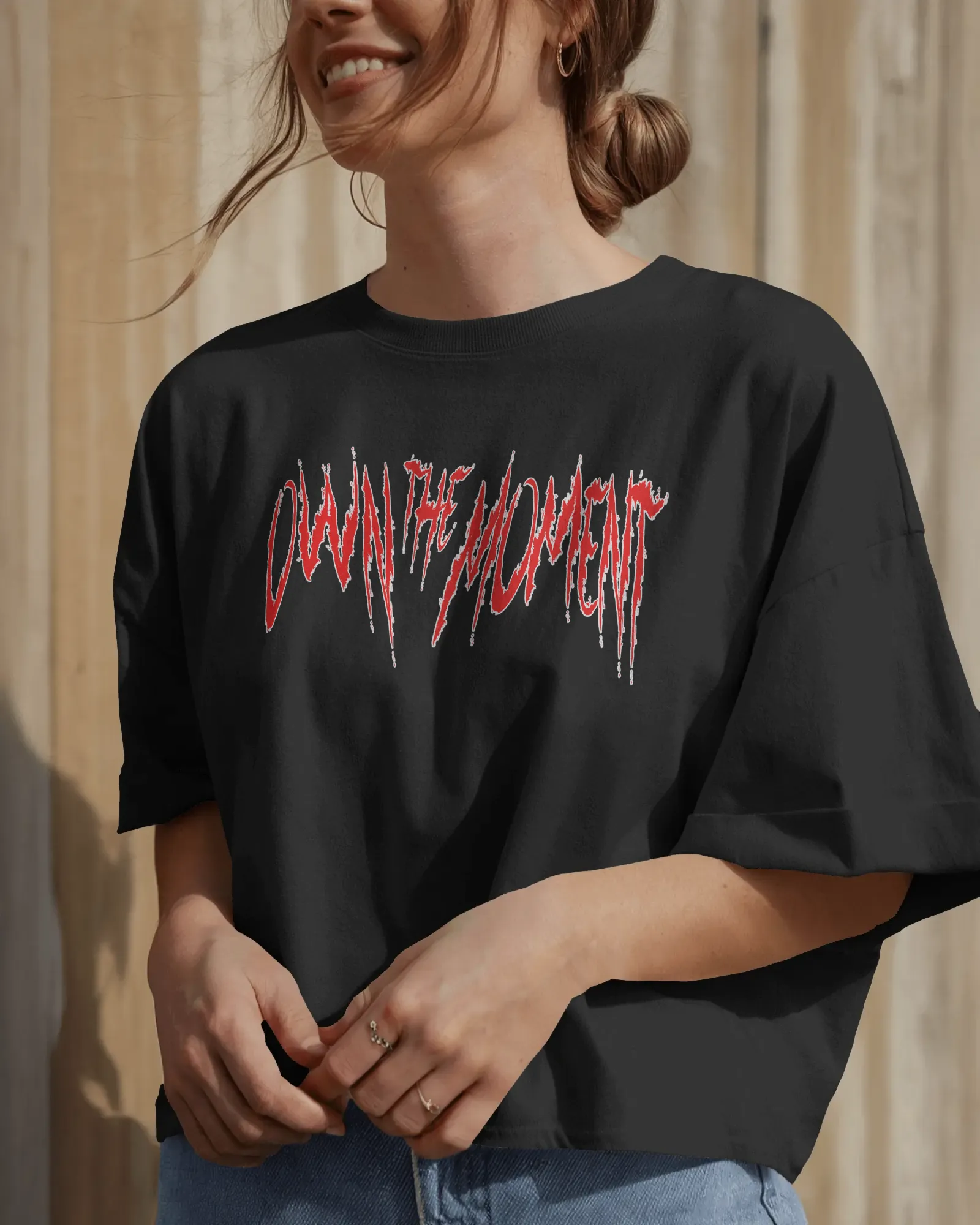 ['Premium OWN THE MOMENT Oversized T-Shirt | Limited Edition by YORD (T-Shirts) - photo 1 of 7', 'Premium OWN THE MOMENT Oversized T-Shirt | Limited Edition by YORD (T-Shirts) - photo 2 of 7', 'Premium OWN THE MOMENT Oversized T-Shirt | Limited Edition by YORD (T-Shirts) - photo 3 of 7', 'Premium OWN THE MOMENT Oversized T-Shirt | Limited Edition by YORD (T-Shirts) - photo 4 of 7', 'Premium OWN THE MOMENT Oversized T-Shirt | Limited Edition by YORD (T-Shirts) - photo 5 of 7', 'Premium OWN THE MOMENT Oversiz