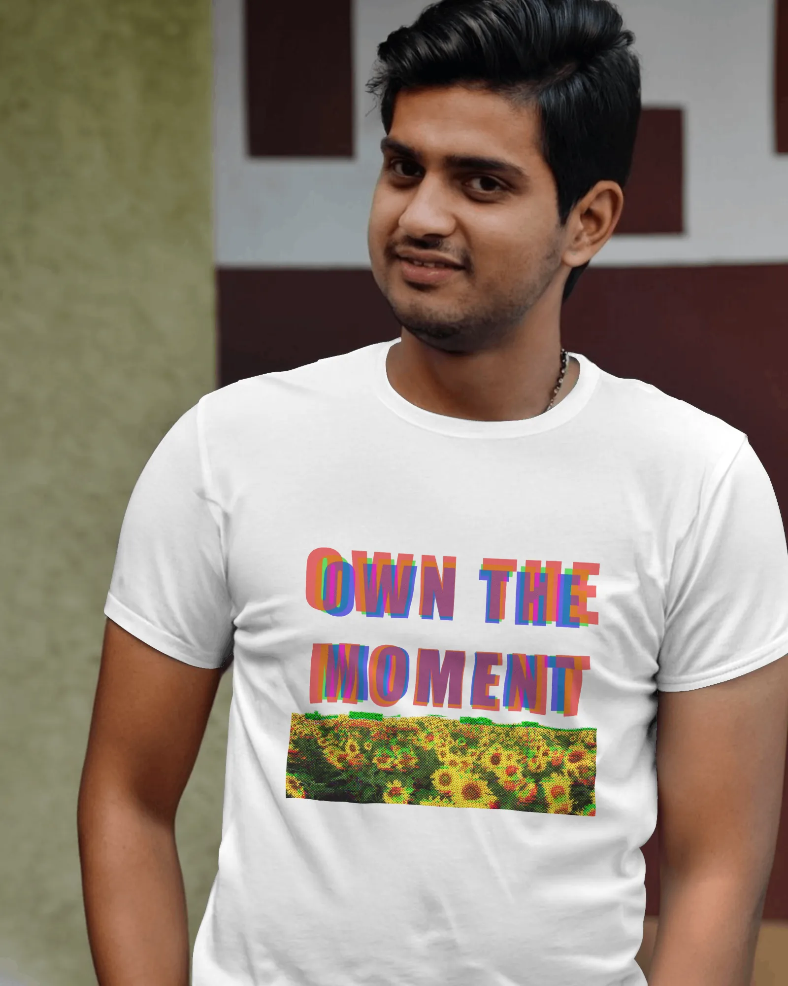 ["Premium 'Own The Moment' Sunflower Field Regular T-shirt by YORD (T-Shirts) - photo 1 of 8", "Premium 'Own The Moment' Sunflower Field Regular T-shirt by YORD (T-Shirts) - photo 2 of 8", "Premium 'Own The Moment' Sunflower Field Regular T-shirt by YORD (T-Shirts) - photo 3 of 8", "Premium 'Own The Moment' Sunflower Field Regular T-shirt by YORD (T-Shirts) - photo 4 of 8", "Premium 'Own The Moment' Sunflower Field Regular T-shirt by YORD (T-Shirts) - photo 5 of 8", "Premium 'Own The Moment' Sunflower Field