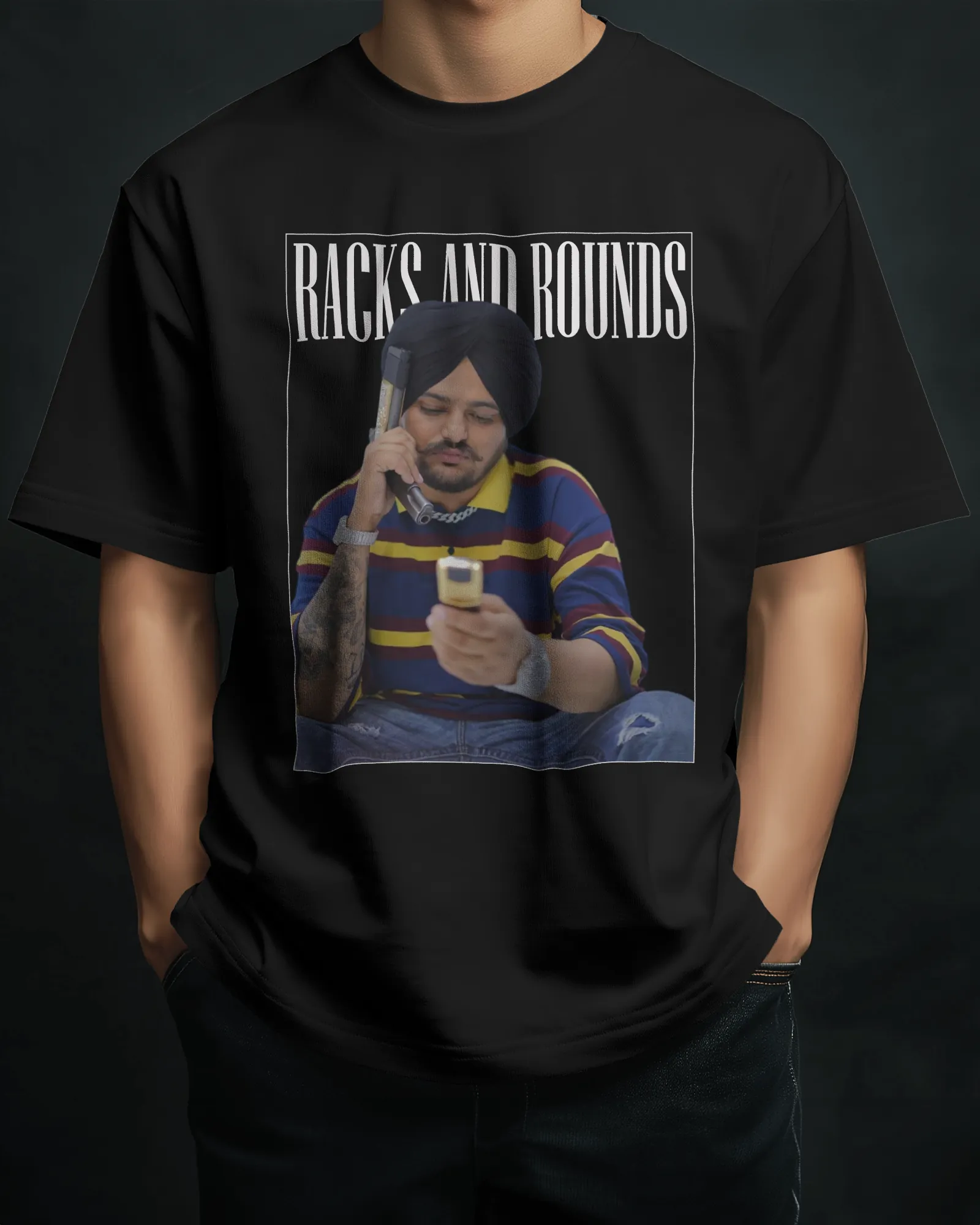 ["Premium 'Racks and Rounds' Oversized Streetwear T-shirt by YORD (T-Shirts) - photo 1 of 8", "Premium 'Racks and Rounds' Oversized Streetwear T-shirt by YORD (T-Shirts) - photo 2 of 8", "Premium 'Racks and Rounds' Oversized Streetwear T-shirt by YORD (T-Shirts) - photo 3 of 8", "Premium 'Racks and Rounds' Oversized Streetwear T-shirt by YORD (T-Shirts) - photo 4 of 8", "Premium 'Racks and Rounds' Oversized Streetwear T-shirt by YORD (T-Shirts) - photo 5 of 8", "Premium 'Racks and Rounds' Oversized Streetwe