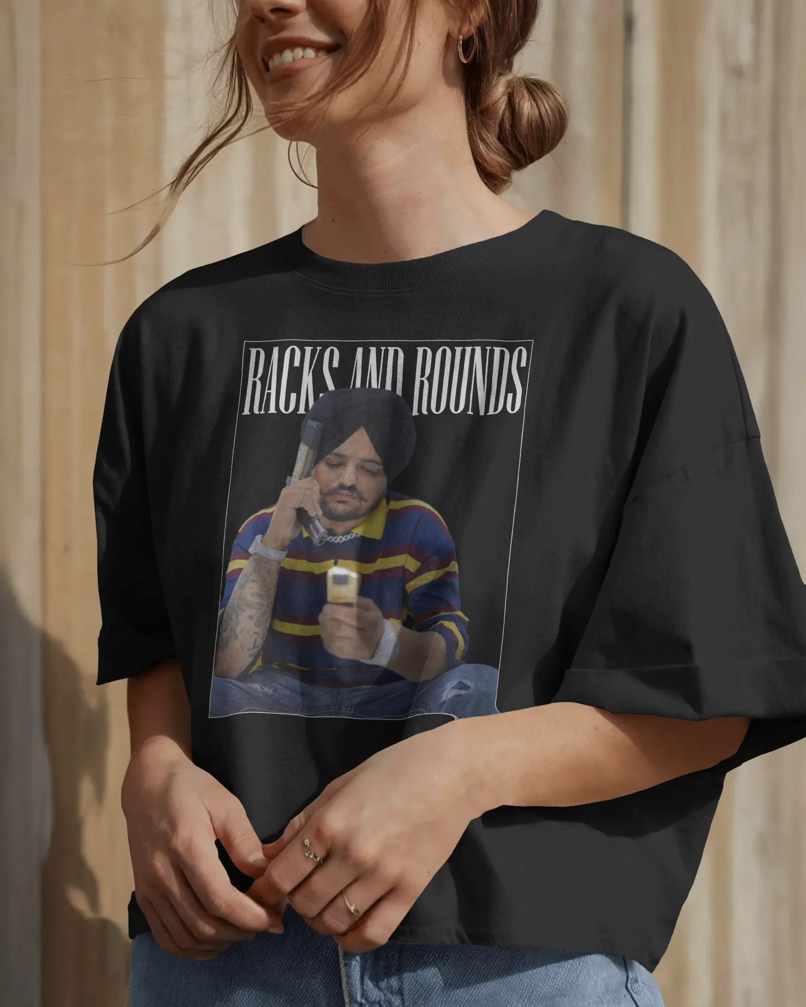 ["Premium 'Racks and Rounds' Oversized Streetwear T-shirt by YORD (T-Shirts) - photo 1 of 8", "Premium 'Racks and Rounds' Oversized Streetwear T-shirt by YORD (T-Shirts) - photo 2 of 8", "Premium 'Racks and Rounds' Oversized Streetwear T-shirt by YORD (T-Shirts) - photo 3 of 8", "Premium 'Racks and Rounds' Oversized Streetwear T-shirt by YORD (T-Shirts) - photo 4 of 8", "Premium 'Racks and Rounds' Oversized Streetwear T-shirt by YORD (T-Shirts) - photo 5 of 8", "Premium 'Racks and Rounds' Oversized Streetwe