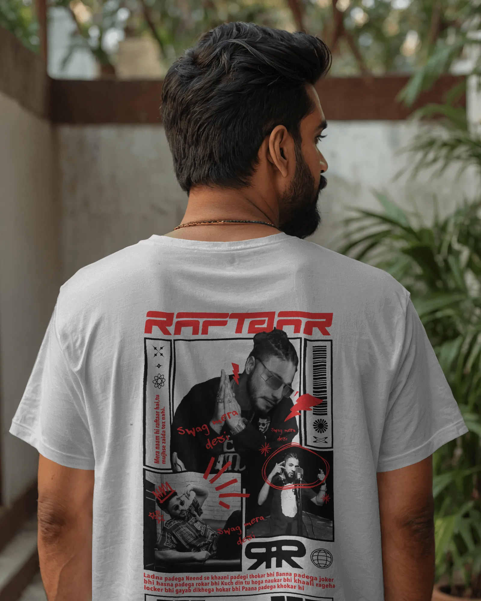 ['Premium Hand Painted  RAFTAAR Oversized T-shirt | Limited Edition by YORD (T-Shirts) - photo 1 of 9', 'Premium Hand Painted  RAFTAAR Oversized T-shirt | Limited Edition by YORD (T-Shirts) - photo 2 of 9', 'Premium Hand Painted  RAFTAAR Oversized T-shirt | Limited Edition by YORD (T-Shirts) - photo 3 of 9', 'Premium Hand Painted  RAFTAAR Oversized T-shirt | Limited Edition by YORD (T-Shirts) - photo 4 of 9', 'Premium Hand Painted  RAFTAAR Oversized T-shirt | Limited Edition by YORD (T-Shirts) - photo 5 of 