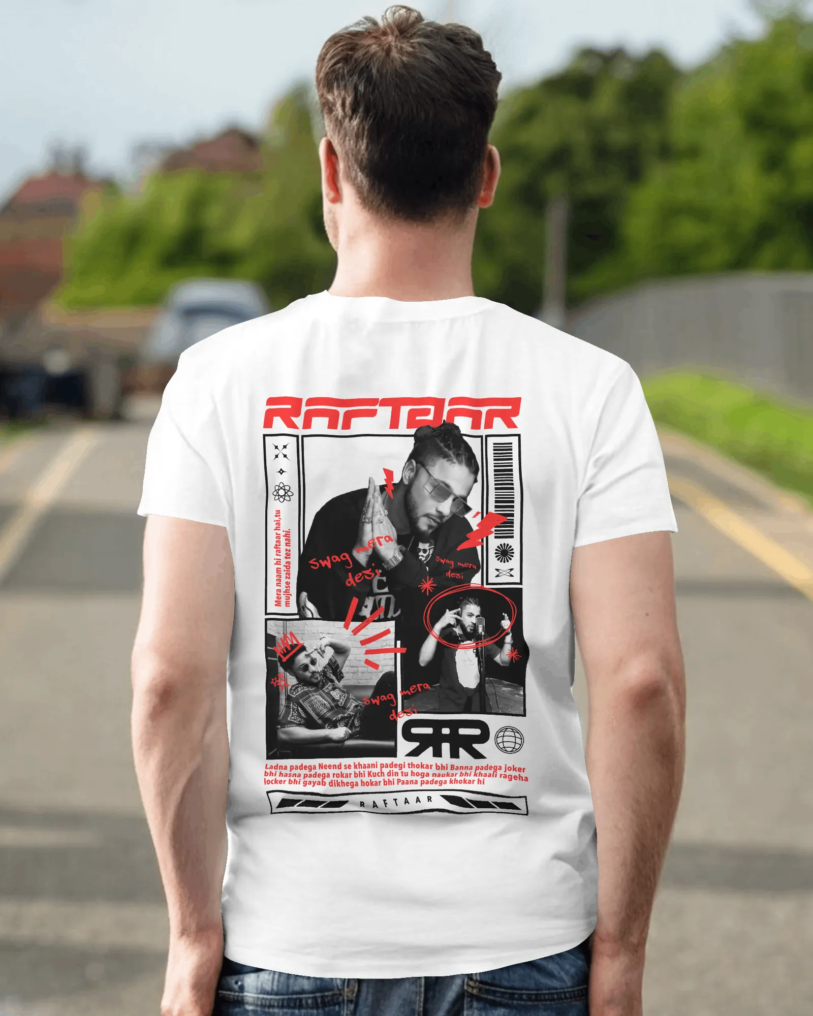 ['Premium RAFTAAR Limited Edition Cotton T-shirt by YORD (T-Shirts) - photo 1 of 6', 'Premium RAFTAAR Limited Edition Cotton T-shirt by YORD (T-Shirts) - photo 2 of 6', 'Premium RAFTAAR Limited Edition Cotton T-shirt by YORD (T-Shirts) - photo 3 of 6', 'Premium RAFTAAR Limited Edition Cotton T-shirt by YORD (T-Shirts) - photo 4 of 6', 'Premium RAFTAAR Limited Edition Cotton T-shirt by YORD (T-Shirts) - photo 5 of 6', 'Premium RAFTAAR Limited Edition Cotton T-shirt by YORD (T-Shirts) - photo 6 of 6']