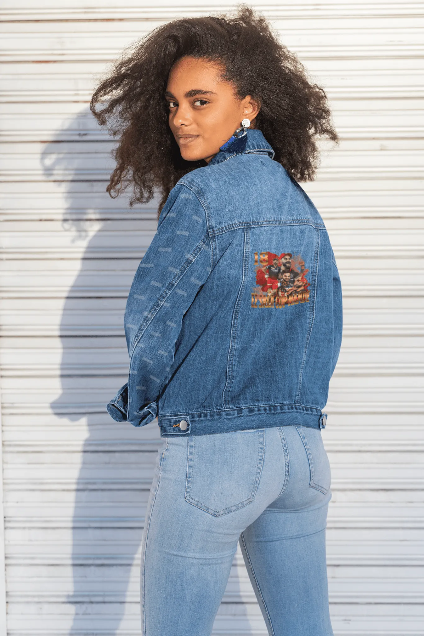 ['Premium RCB IPL Limited Edition Denim Jacket by YORD (Denim) - photo 1 of 5', 'Premium RCB IPL Limited Edition Denim Jacket by YORD (Denim) - photo 2 of 5', 'Premium RCB IPL Limited Edition Denim Jacket by YORD (Denim) - photo 3 of 5', 'Premium RCB IPL Limited Edition Denim Jacket by YORD (Denim) - photo 4 of 5', 'Premium RCB IPL Limited Edition Denim Jacket by YORD (Denim) - photo 5 of 5']