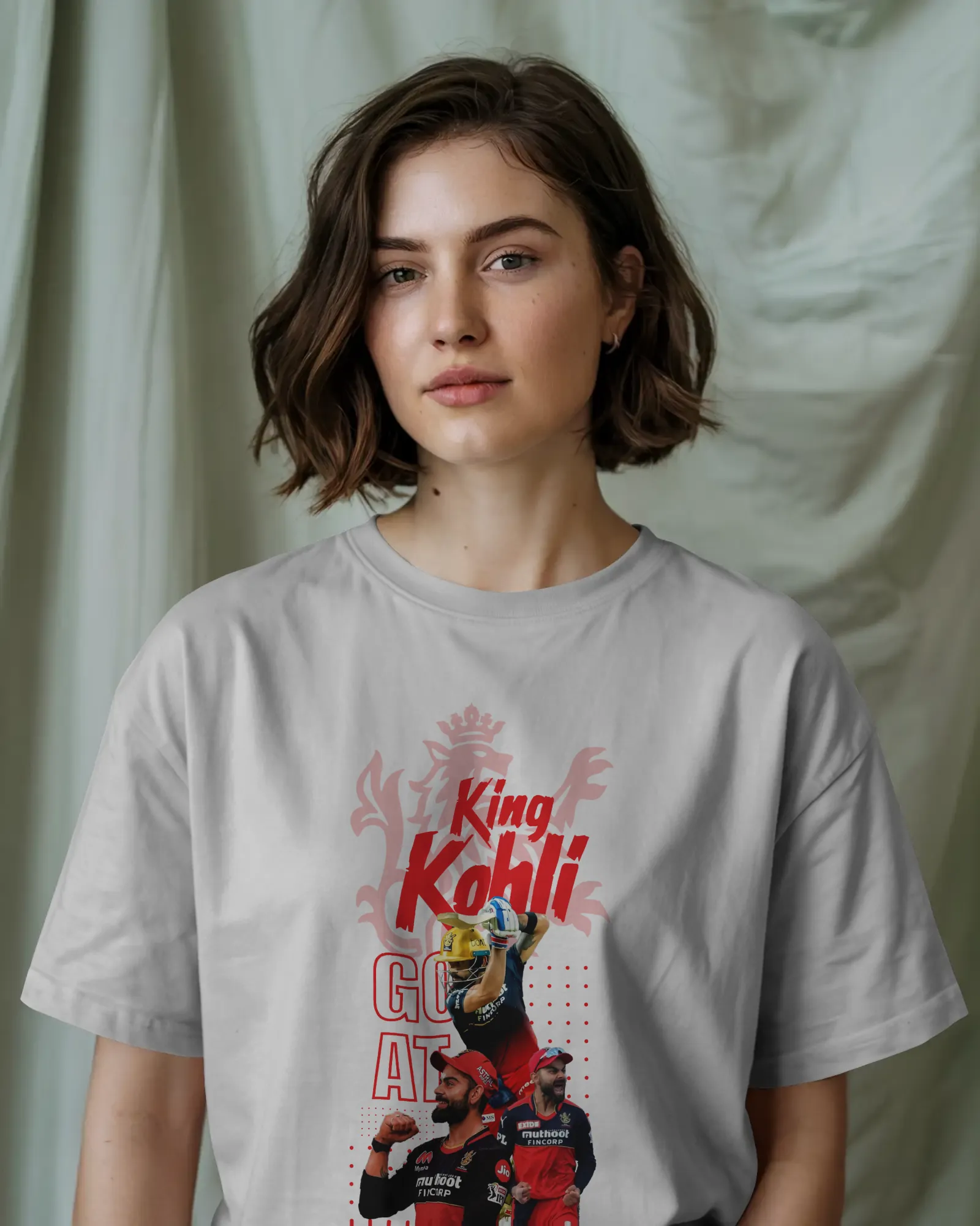 ['Premium RCB King Kohli Oversized T-shirt | Limited Edition by YORD (T-Shirts) - photo 1 of 9', 'Premium RCB King Kohli Oversized T-shirt | Limited Edition by YORD (T-Shirts) - photo 2 of 9', 'Premium RCB King Kohli Oversized T-shirt | Limited Edition by YORD (T-Shirts) - photo 3 of 9', 'Premium RCB King Kohli Oversized T-shirt | Limited Edition by YORD (T-Shirts) - photo 4 of 9', 'Premium RCB King Kohli Oversized T-shirt | Limited Edition by YORD (T-Shirts) - photo 5 of 9', 'Premium RCB King Kohli Oversiz