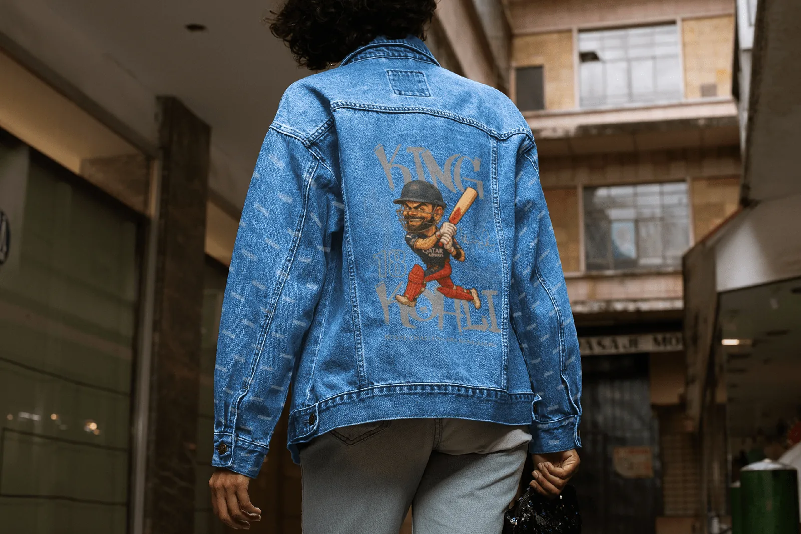 ['Premium RCB Royal Challengers Limited Edition Denim Jacket by YORD (Denim) - photo 1 of 6', 'Premium RCB Royal Challengers Limited Edition Denim Jacket by YORD (Denim) - photo 2 of 6', 'Premium RCB Royal Challengers Limited Edition Denim Jacket by YORD (Denim) - photo 3 of 6', 'Premium RCB Royal Challengers Limited Edition Denim Jacket by YORD (Denim) - photo 4 of 6', 'Premium RCB Royal Challengers Limited Edition Denim Jacket by YORD (Denim) - photo 5 of 6', 'Premium RCB Royal Challengers Limited Edition