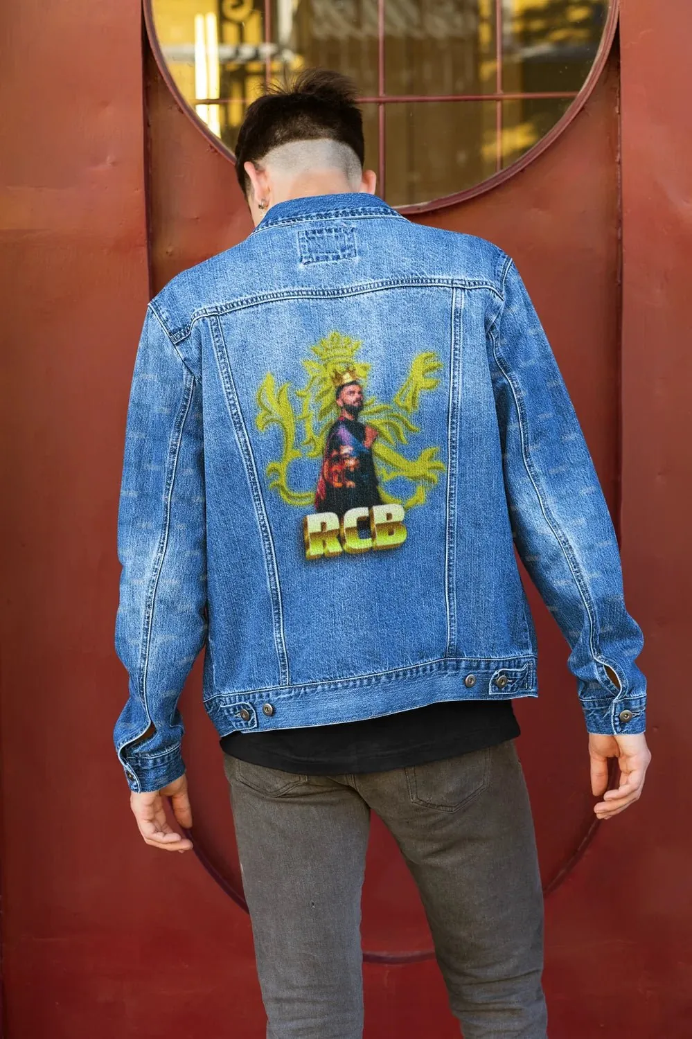['Premium RCB Royal Challengers Limited Edition Denim Jacket by YORD (Denim) - photo 1 of 5', 'Premium RCB Royal Challengers Limited Edition Denim Jacket by YORD (Denim) - photo 2 of 5', 'Premium RCB Royal Challengers Limited Edition Denim Jacket by YORD (Denim) - photo 3 of 5', 'Premium RCB Royal Challengers Limited Edition Denim Jacket by YORD (Denim) - photo 4 of 5', 'Premium RCB Royal Challengers Limited Edition Denim Jacket by YORD (Denim) - photo 5 of 5']